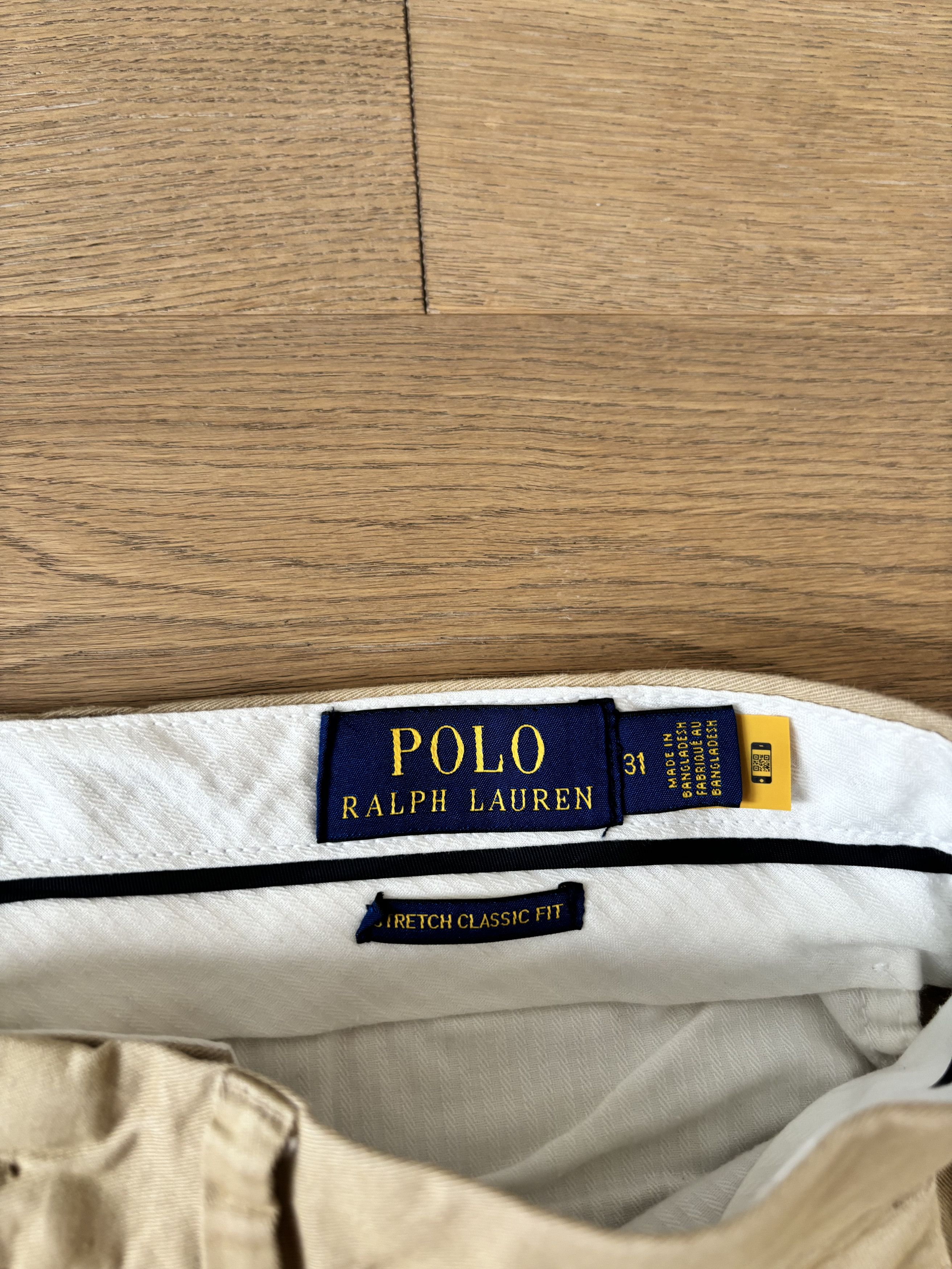 Polo Ralph Lauren Basic Polo Ralph Lauren Chino Shorts Size US 31 - 3 Thumbnail