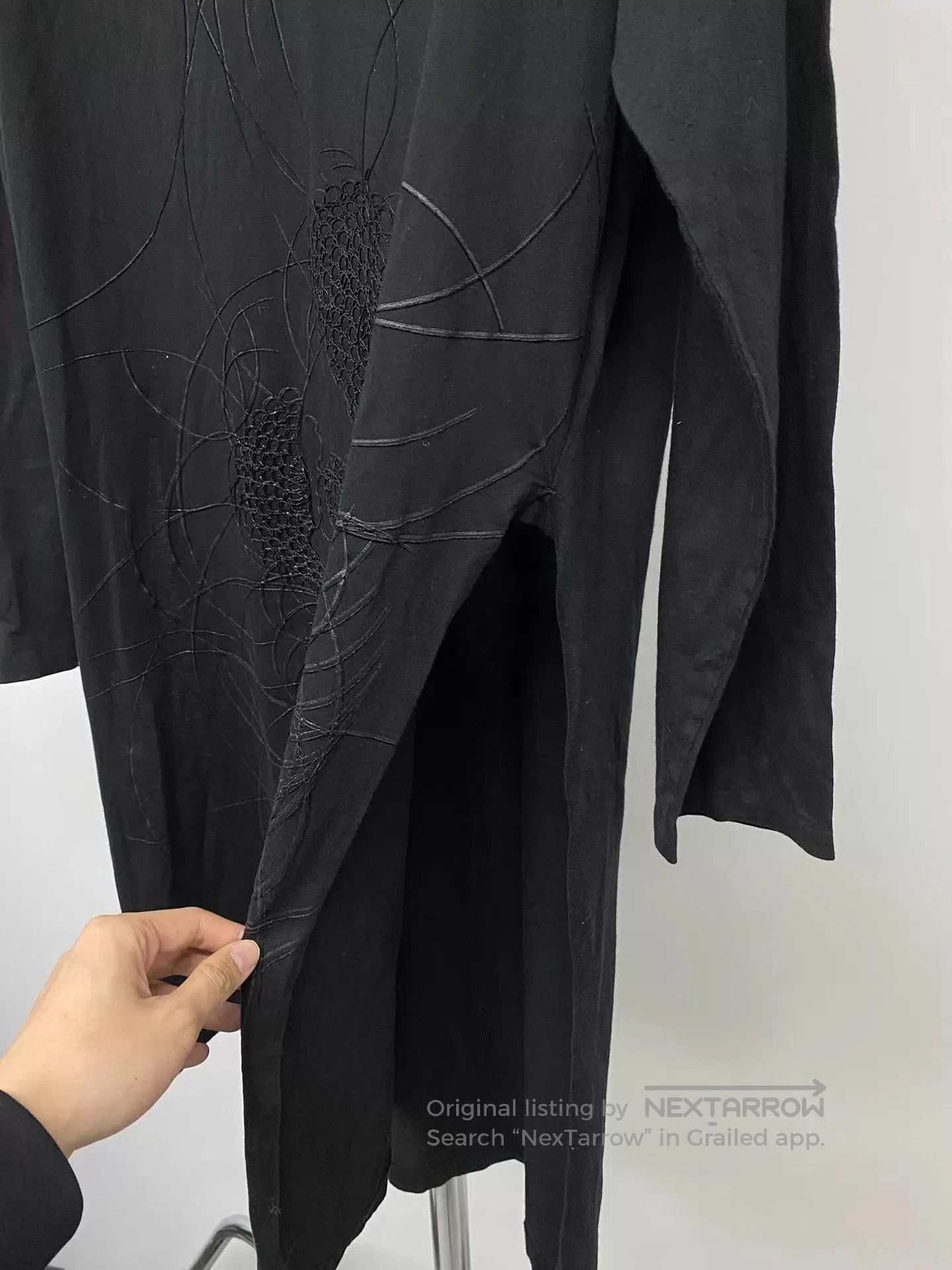 Yohji Yamamoto Black Long Sleeve Skull Embroidered Shirt L. Size US L / EU 52-54 / 3 - 7 Thumbnail
