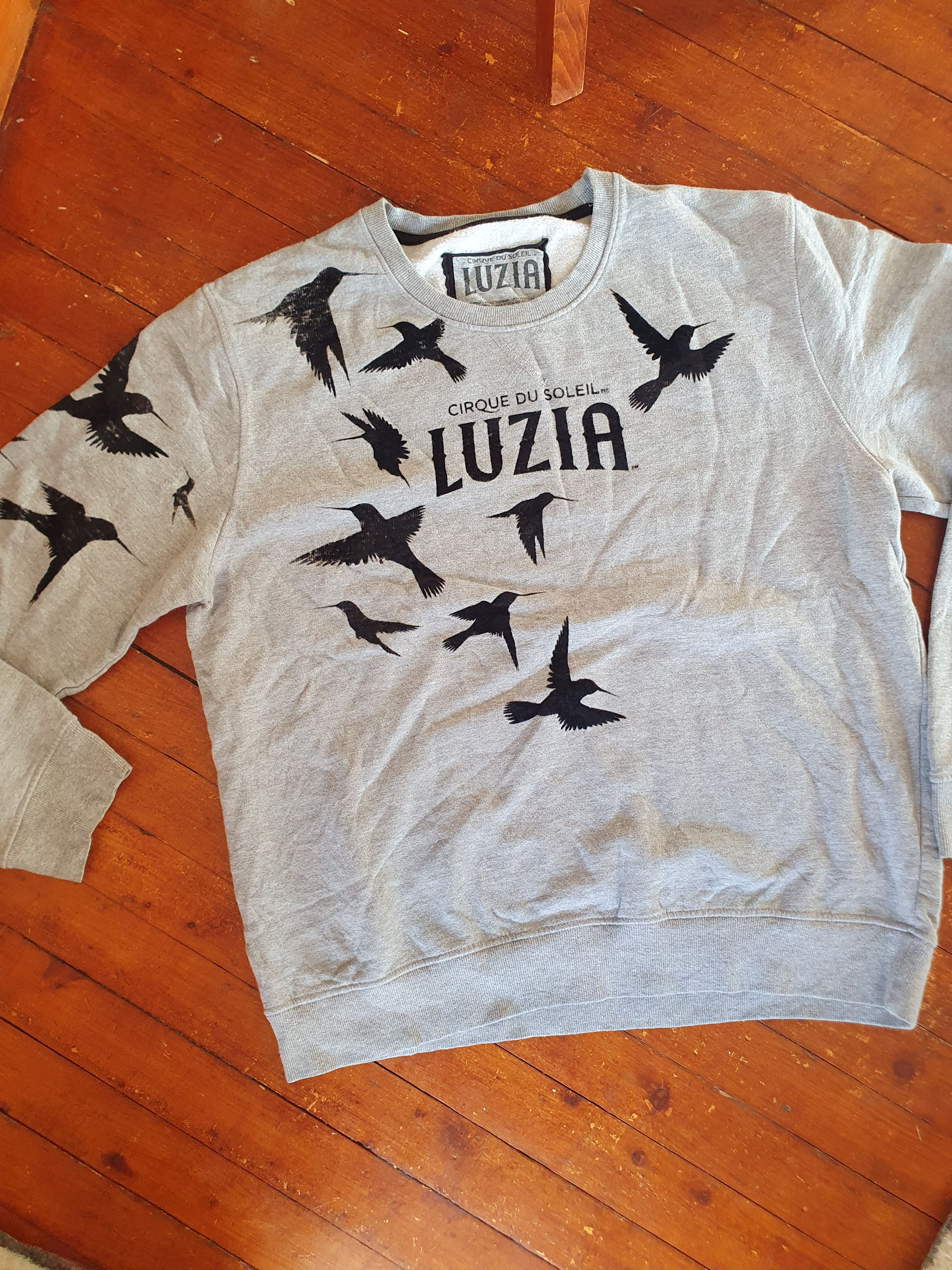Other Cirque Du Soleil Luzia Gray Sweatshirt Black Velvet Birds Size US XL / EU 56 / 4 - 1 Thumbnail