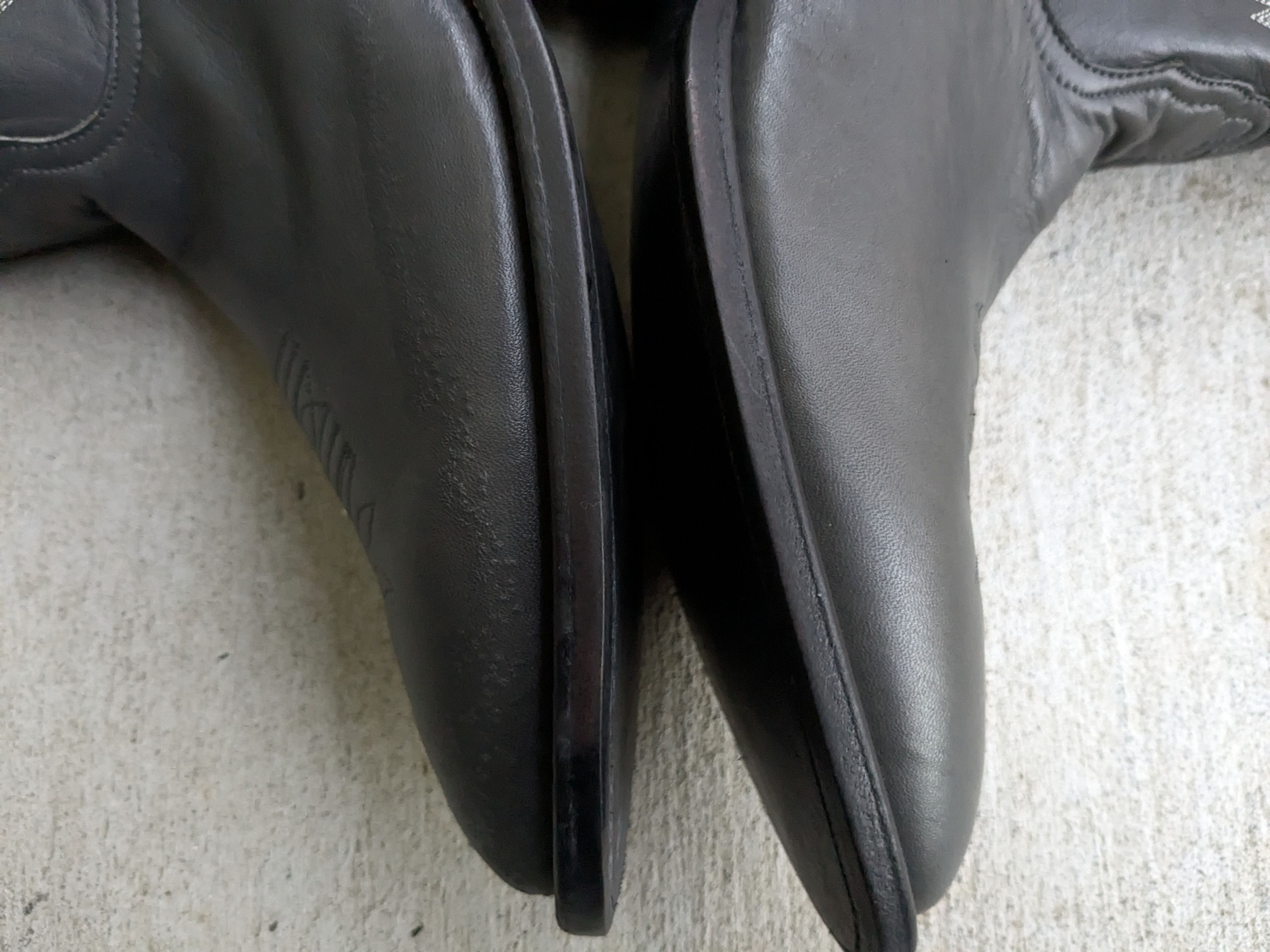 Nocona Nocona Cowboy Boots Gray 11.5 D Leather USA Black Size US 11.5 / EU 44-45 - 9 Thumbnail