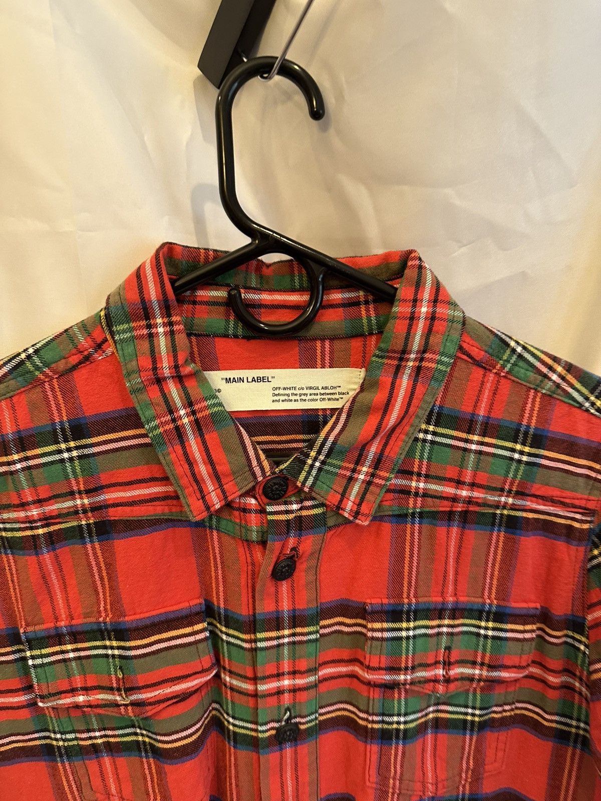 Off-White Off-White Plaid Shirt Size US S / EU 44-46 / 1 - 3 Thumbnail