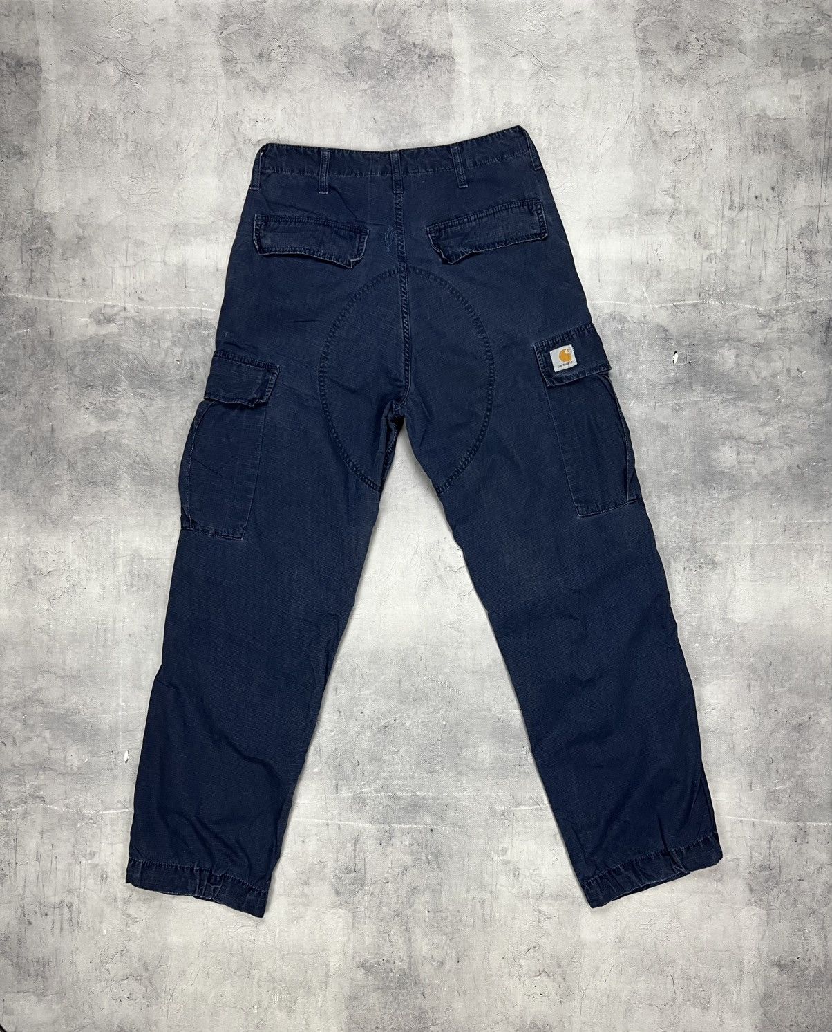Carhartt × Vintage Carhartt Cargo Pants Men's 30x32 Blue Vintage Size US 32 / EU 48 - 1 Thumbnail