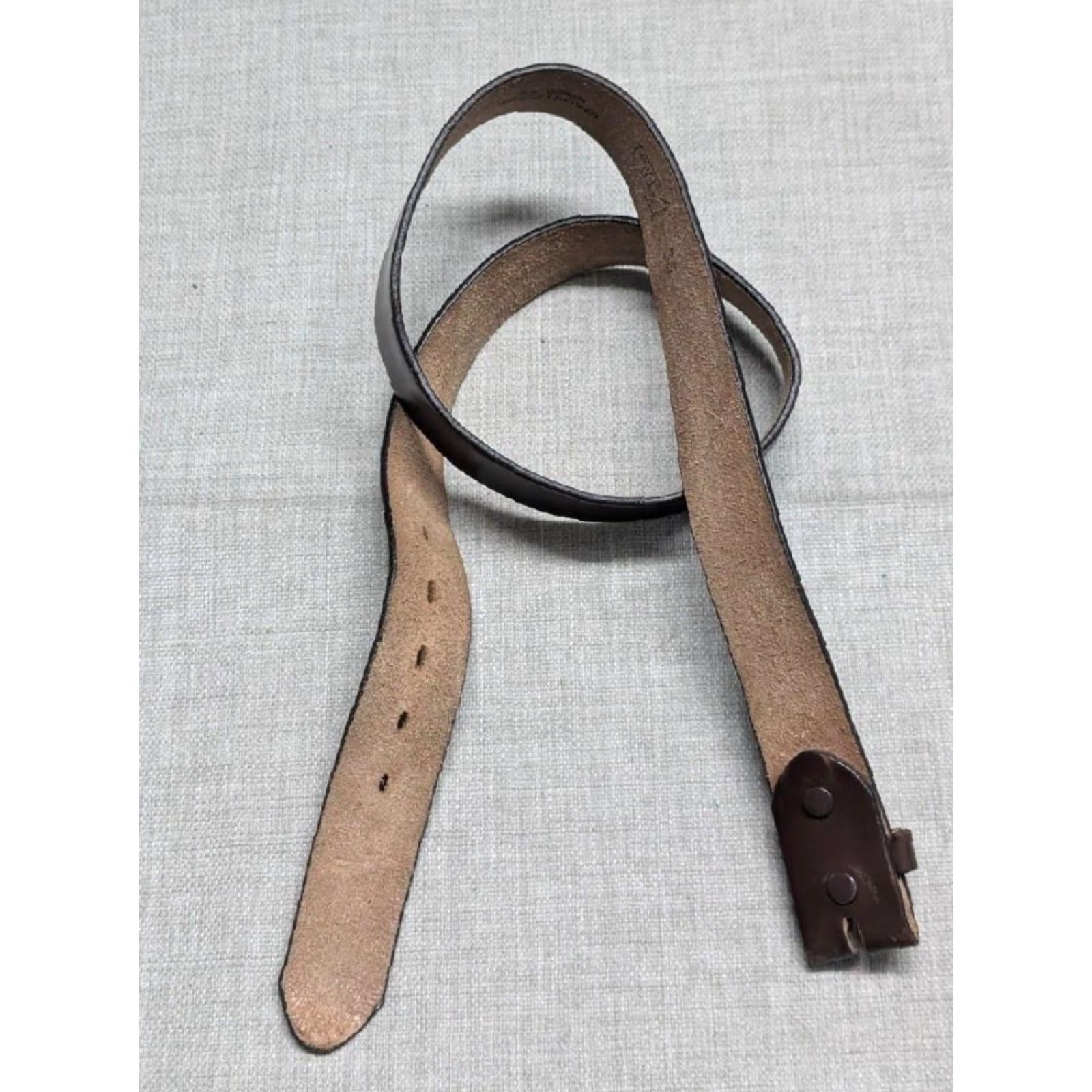 Vintage VINTAGE WESTERN Belt USA Made 36 Brown Cowhide Leather Buckle Rodeo Cowboy Men Belt Size 36 - 3 Thumbnail