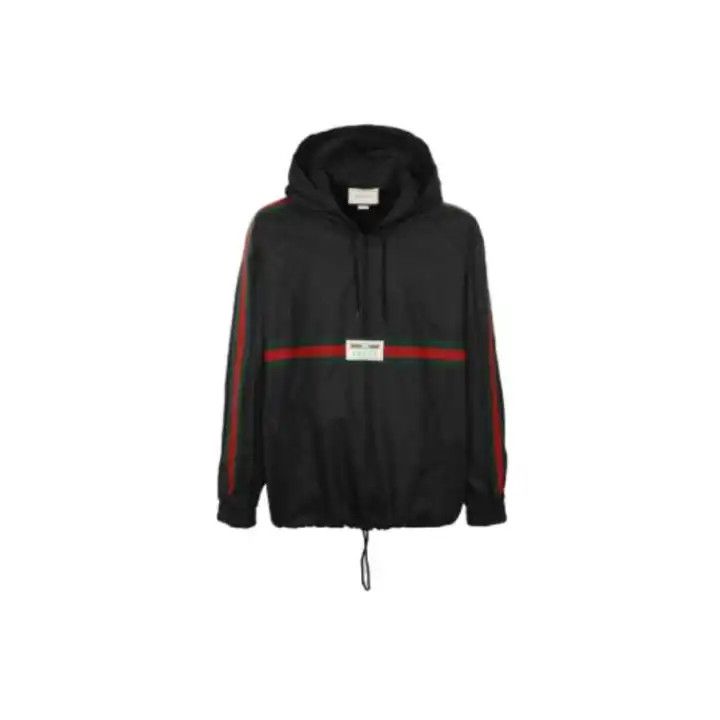 Gucci Gucci Logo Hooded Jacket for Men Size US M / EU 48-50 / 2 - 1 Thumbnail