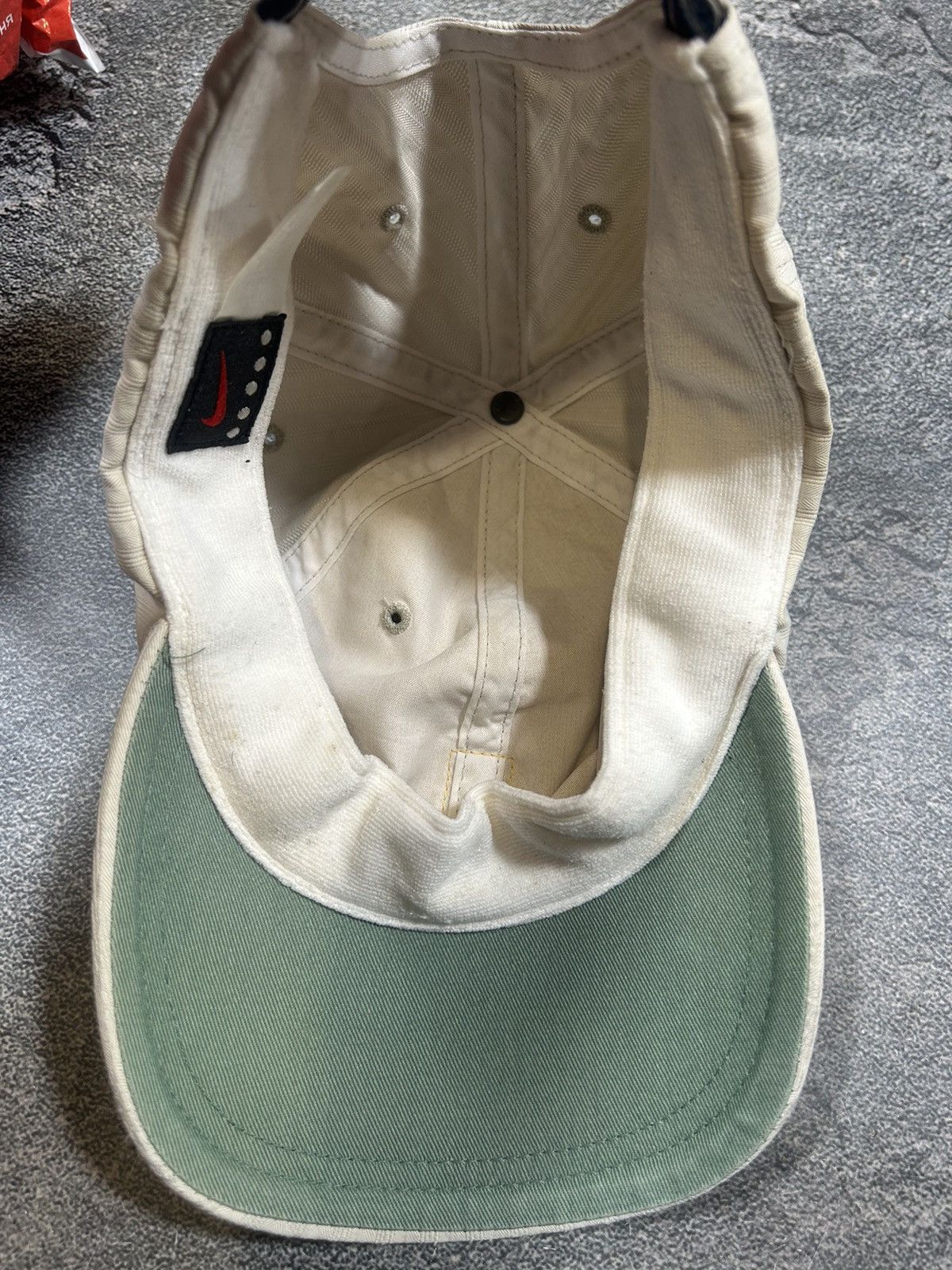 Nike × Vintage Vintage Nike Court White Cap Size ONE SIZE - 4 Thumbnail