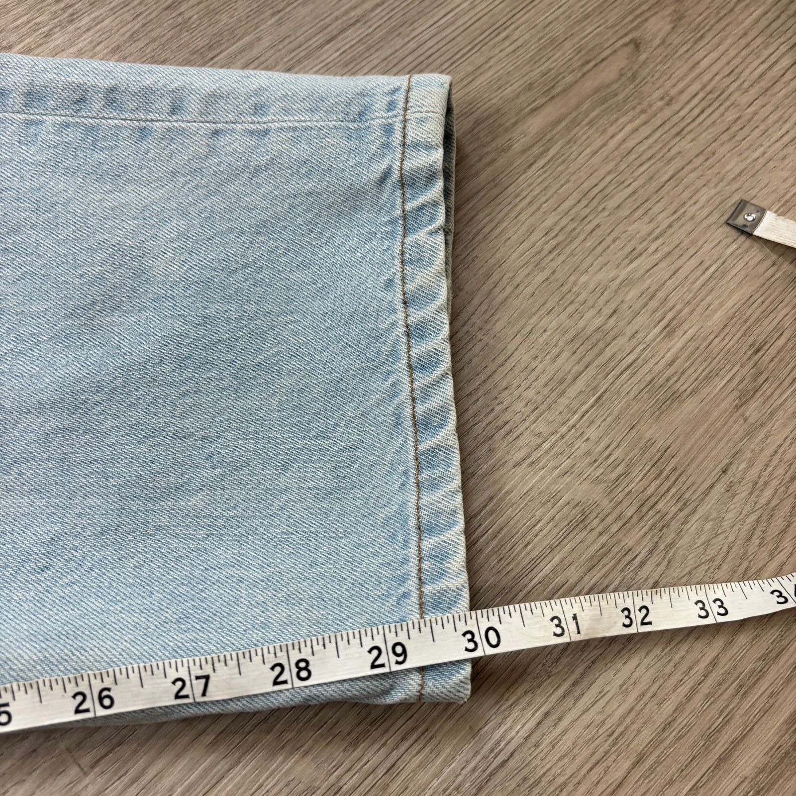 A.P.C. A.P.C. Jean Martin High Rise Wide Taper Leg Jeans Mens 36x30 Size US 36 / EU 52 - 7 Thumbnail