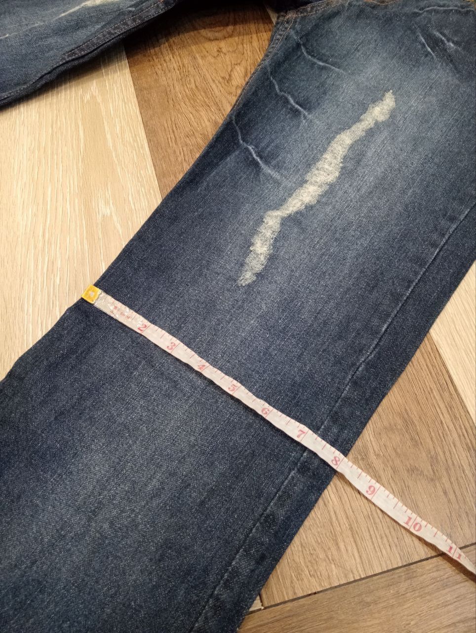 If Six Was Nine JAPANESE NYLAUS DOUBLE WAIST FLARED JEANS Size US 31 - 16 Thumbnail