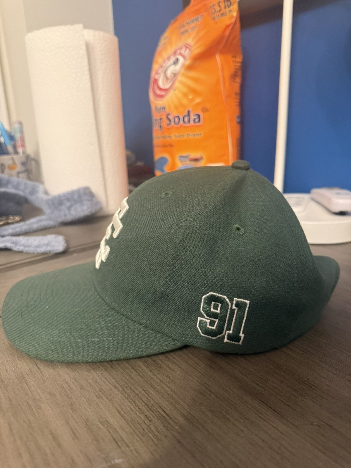 Eric Emanuel Eric Emanuel Green Snapback Hat Size ONE SIZE - 2 Thumbnail
