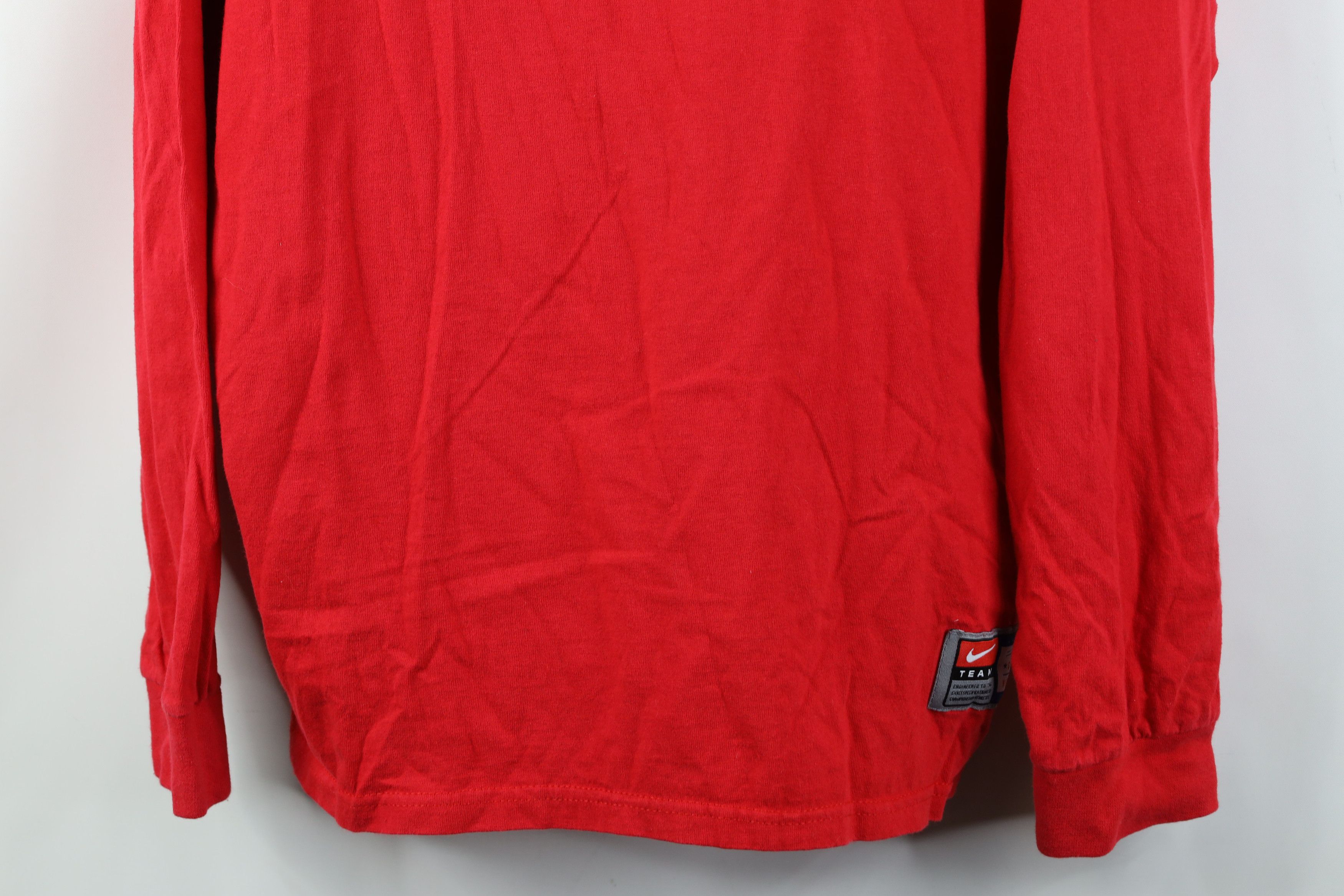 Nike Vintage Nike Swoosh Boston Red Sox Long Sleeve T-Shirt Size US L / EU 52-54 / 3 - 3 Thumbnail