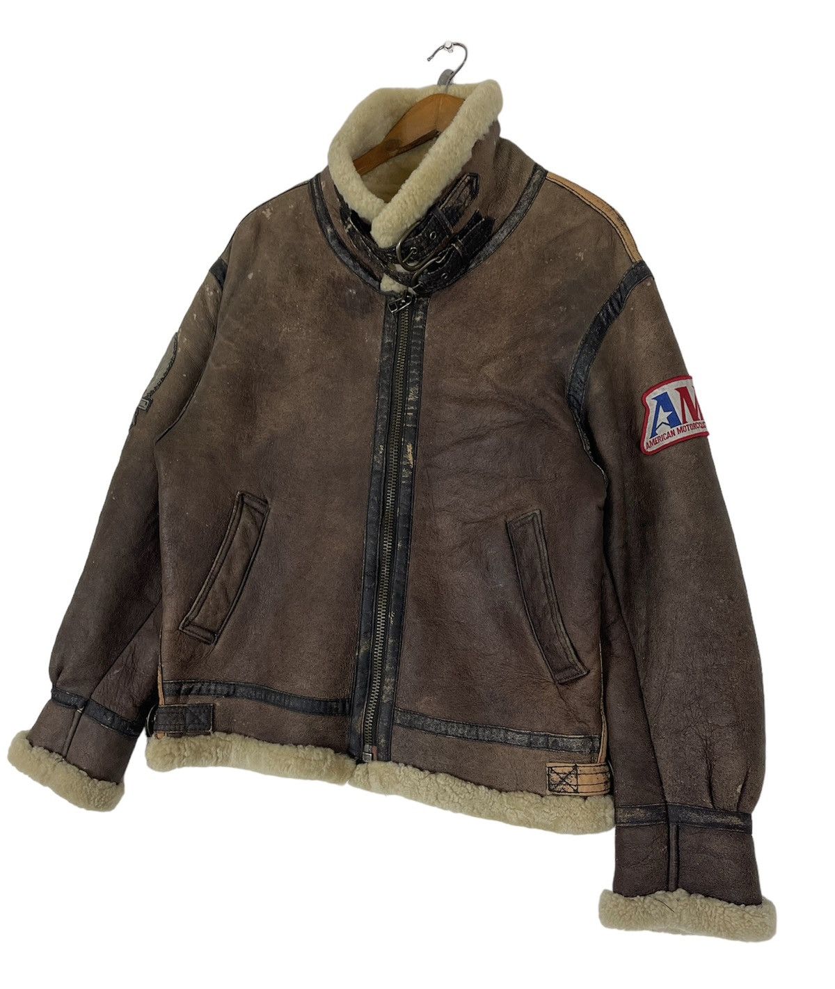 Flight Club TYPE AITOZ CORP FLIGHT GARMENT LEATHER JACKET Size US M / EU 48-50 / 2 - 3 Thumbnail