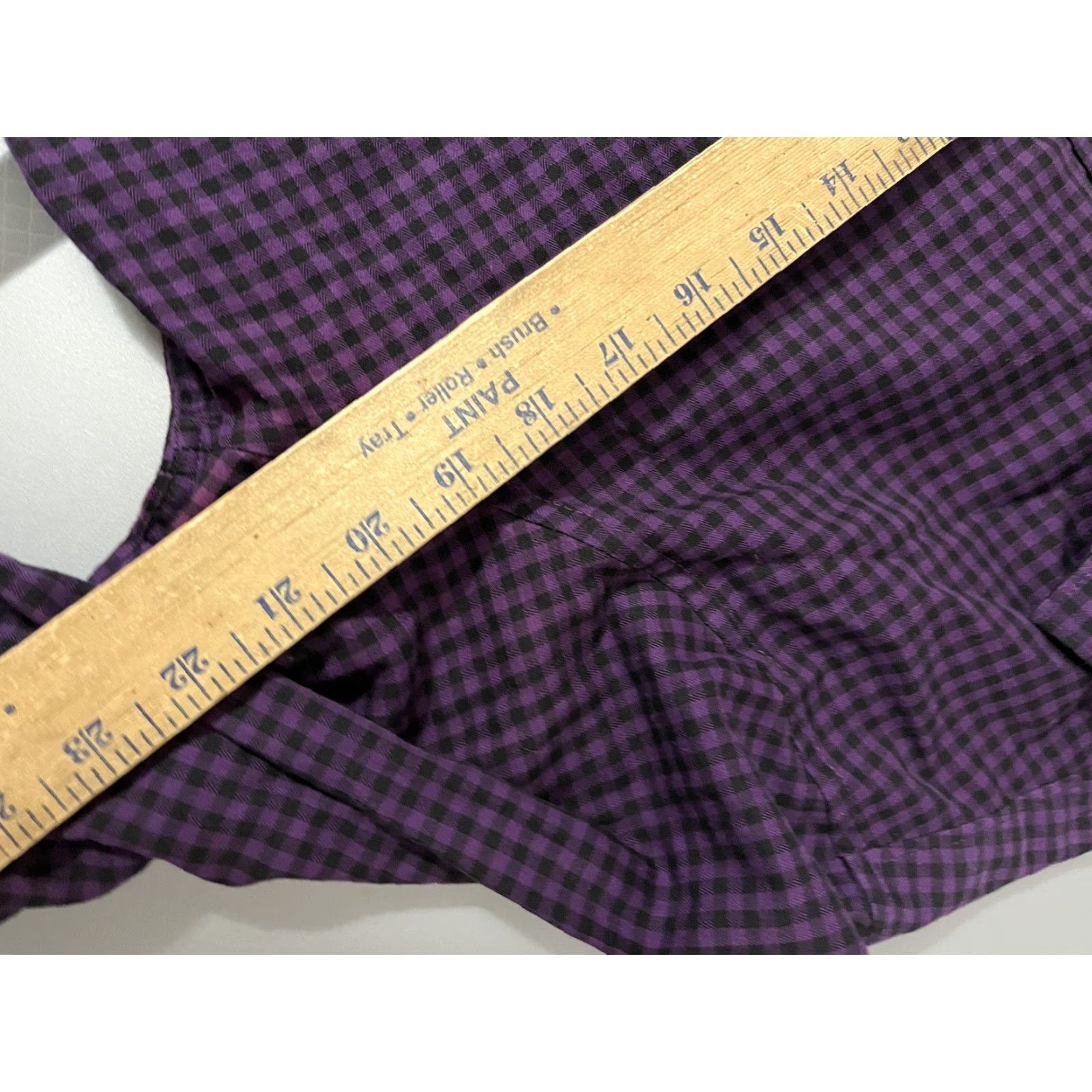 Calvin Klein Calvin Klein Shirt Gingham Dress Shirt Purple M Mens Size US M / EU 48-50 / 2 - 5 Thumbnail