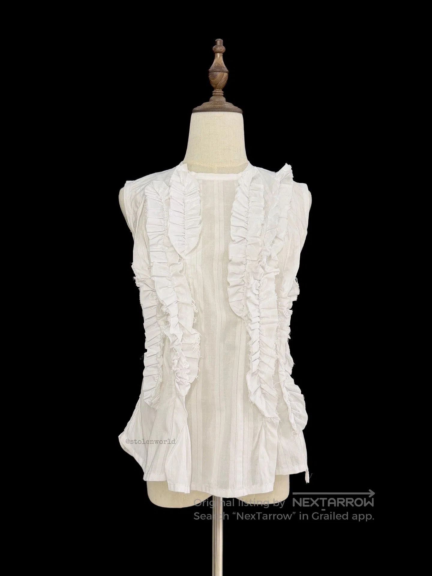 Comme des Garcons Comme des Garçons 3D Pleated Sleeveless Top. Size M / US 6-8 / IT 42-44 - 5 Thumbnail
