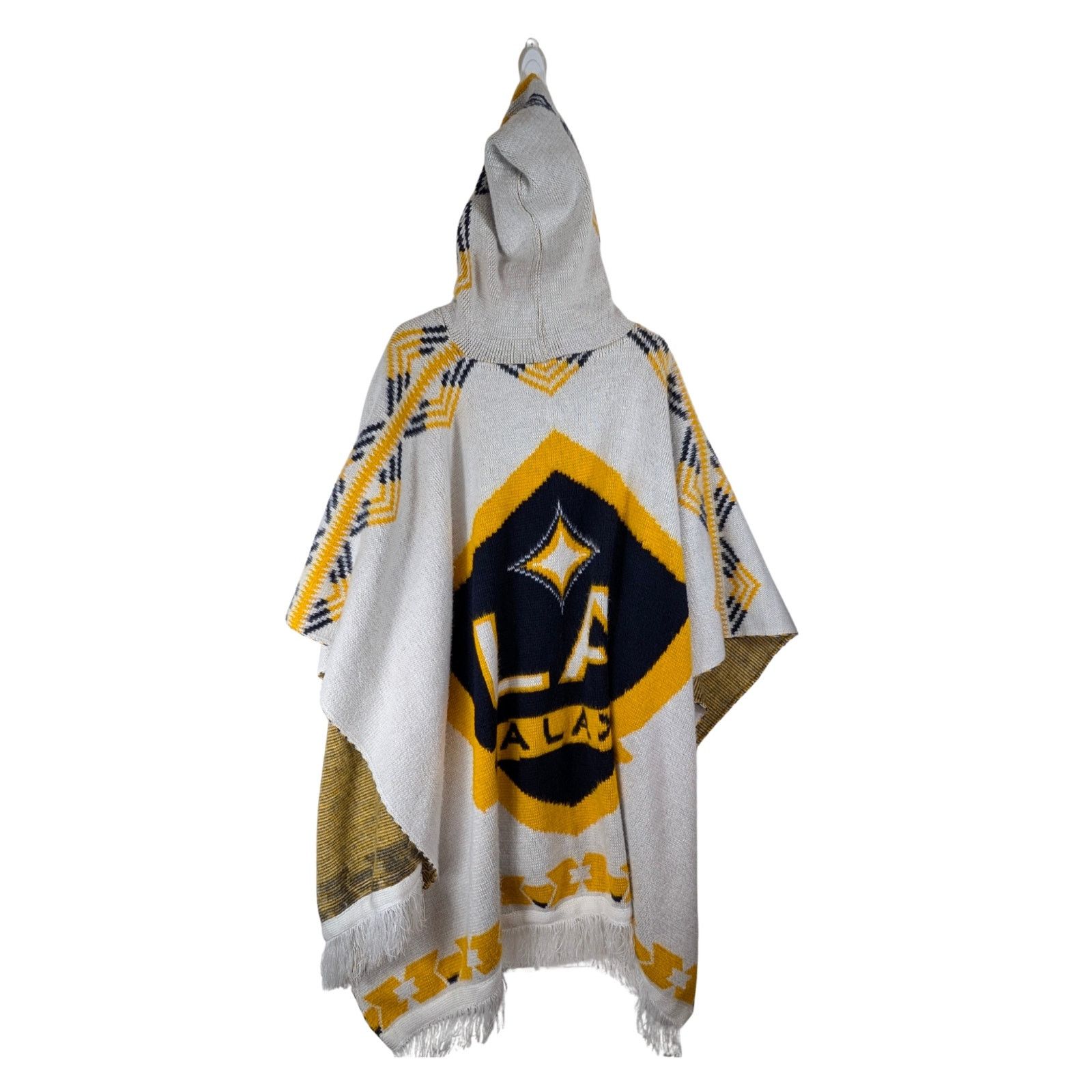 Unknown London Tedijos Ruminahui LA Galaxy Wool Blend Hooded Poncho Mens XL Size US XL / EU 56 / 4 - 3 Thumbnail