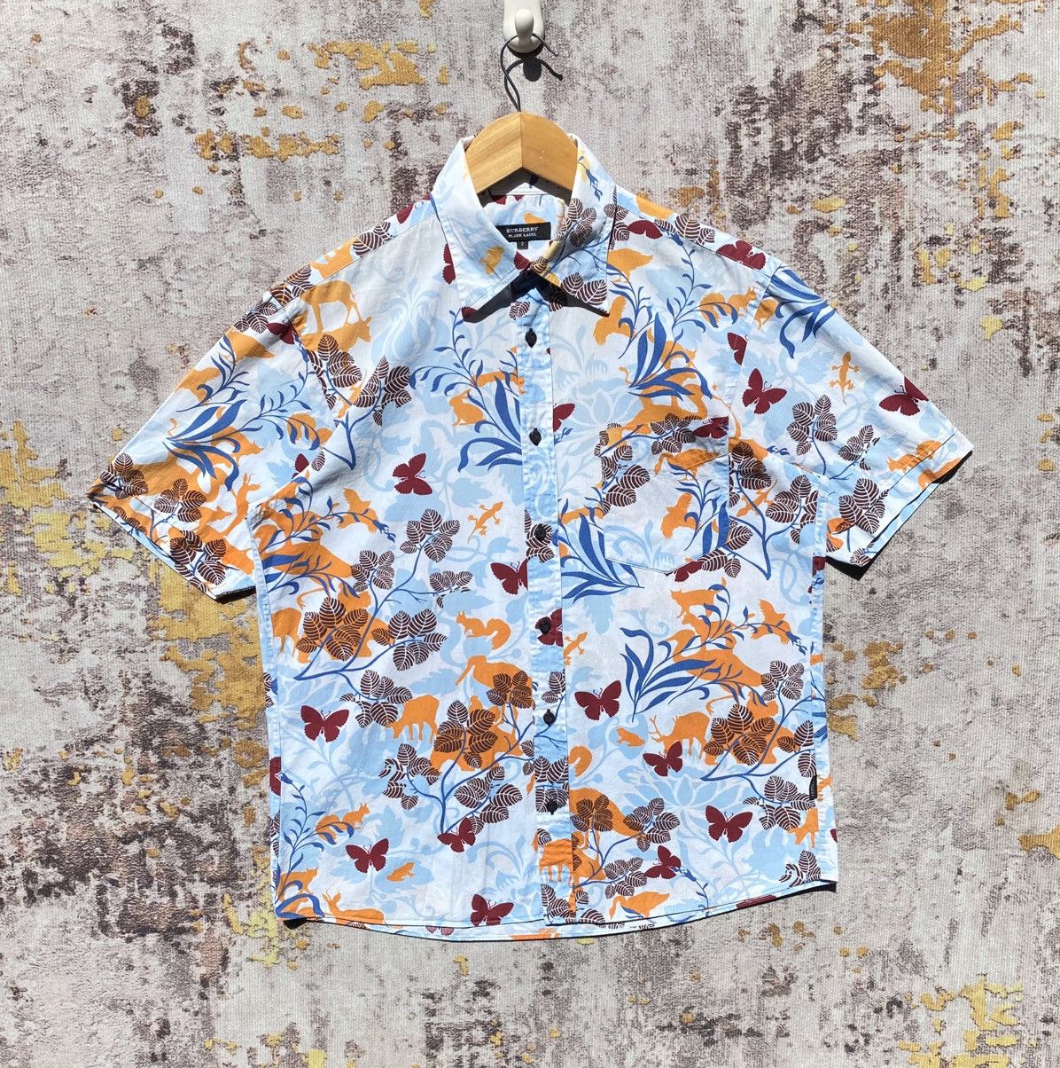 Burberry Burberry Black Label Floral Shirt Burberry Luxury Brand Size US S / EU 44-46 / 1 - 1 Thumbnail