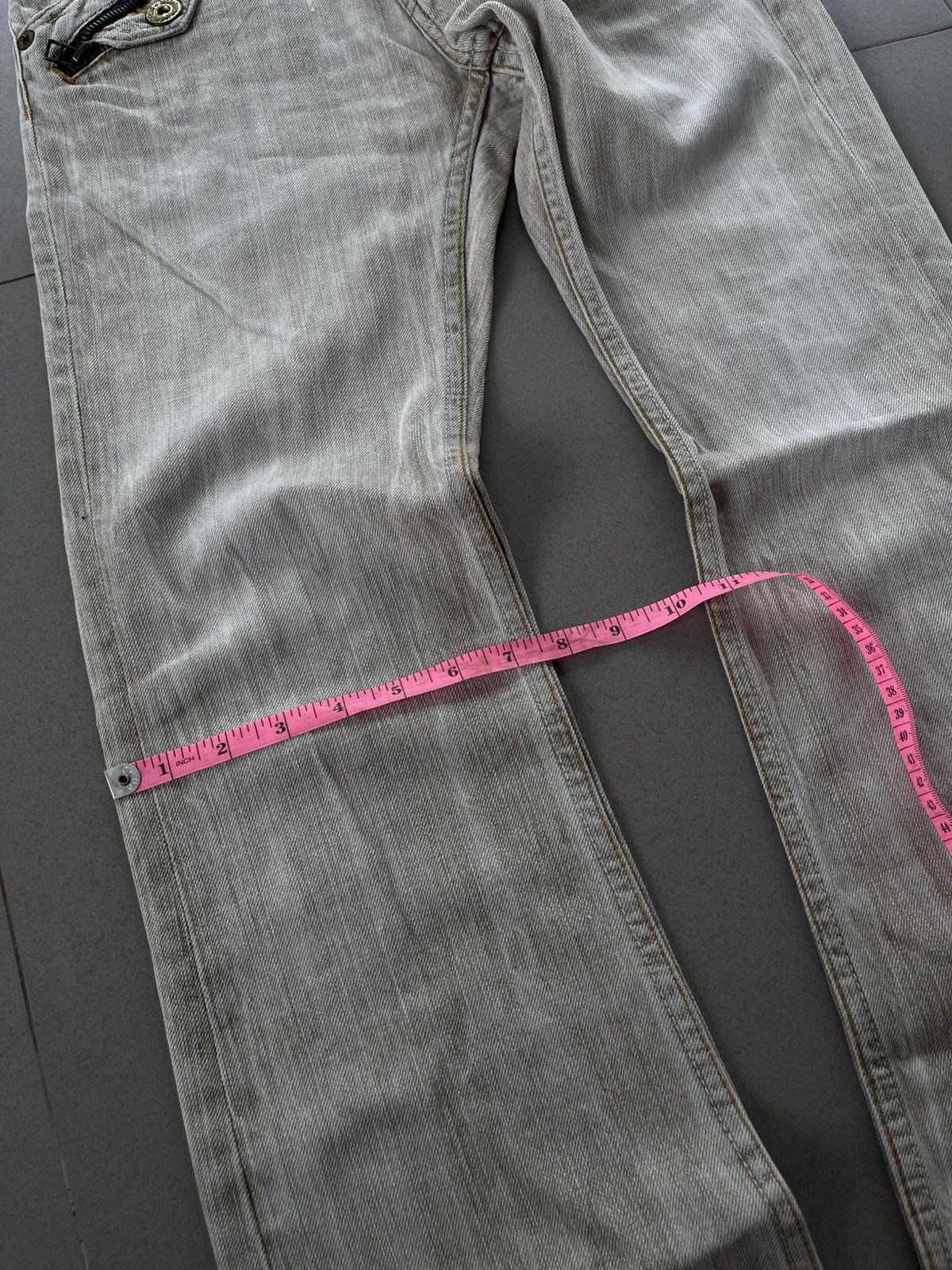 Tornado Mart 2000s JAPANESE ANTI LABEL ZIPPER FLARE BOOT CUT PANTS VKEI Size US 30 / EU 46 - 14 Thumbnail