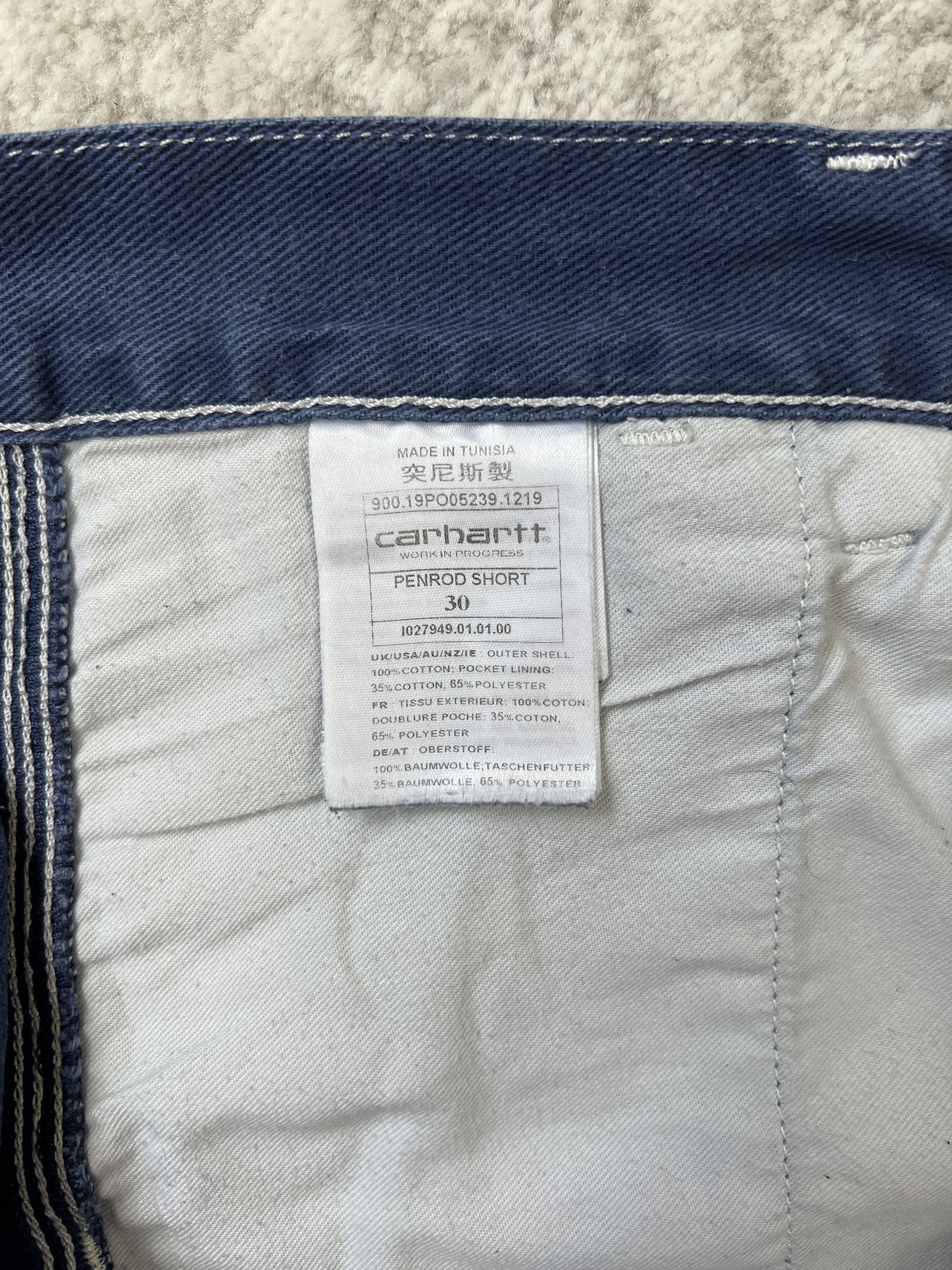 Carhartt Wip Carhartt WIP Penrod Shorts Blue Workwear Fit (30) Size US 30 / EU 46 - 14 Thumbnail