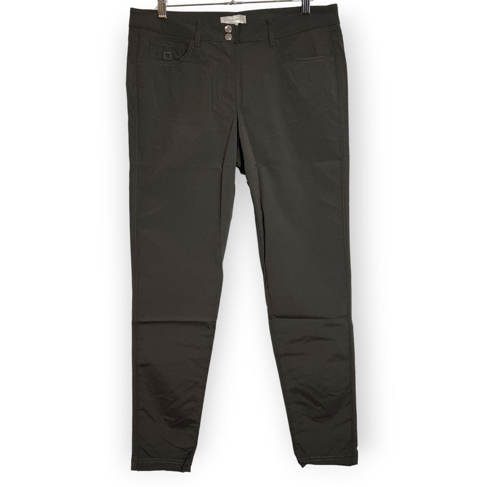 image of New Anatomie Luisa 5-Pocket Skinny Travel Pant M | 32 X 28 in Grey, Women's