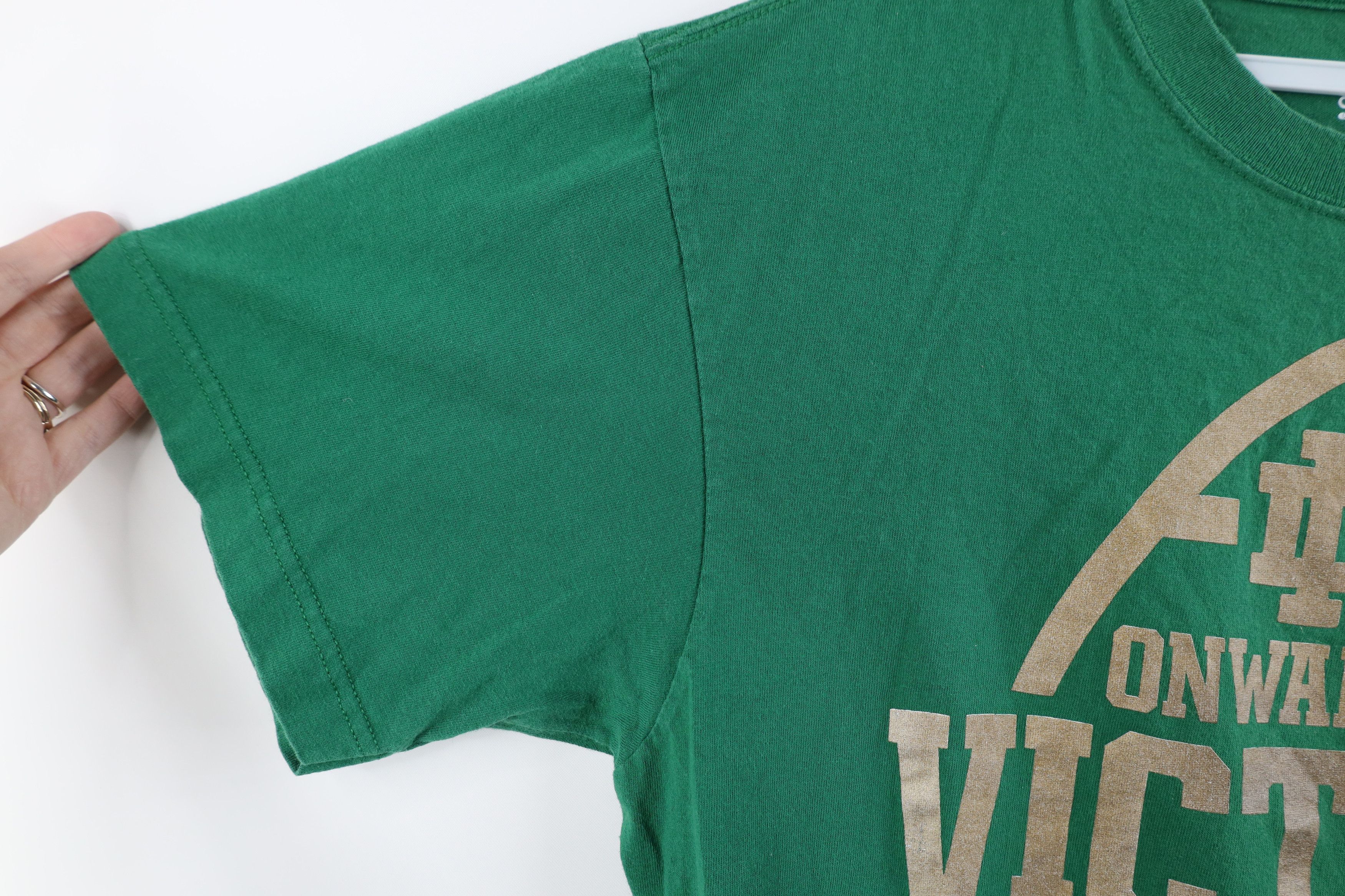 Adidas × Vintage Vintage Y2K Adidas Dame University Football T-Shirt Green Size US L / EU 52-54 / 3 - 6 Thumbnail