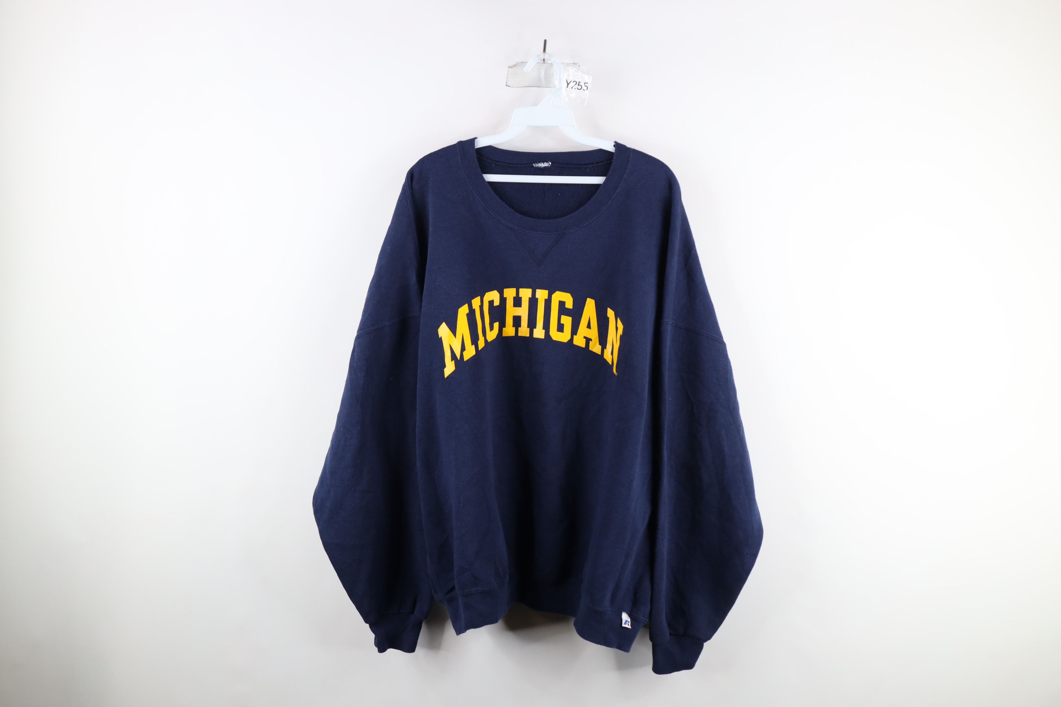 Russell Athletic Vintage 90s Russell Athletic University Michigan Sweatshirt Size US XXL / EU 58 / 5 - 1 Thumbnail
