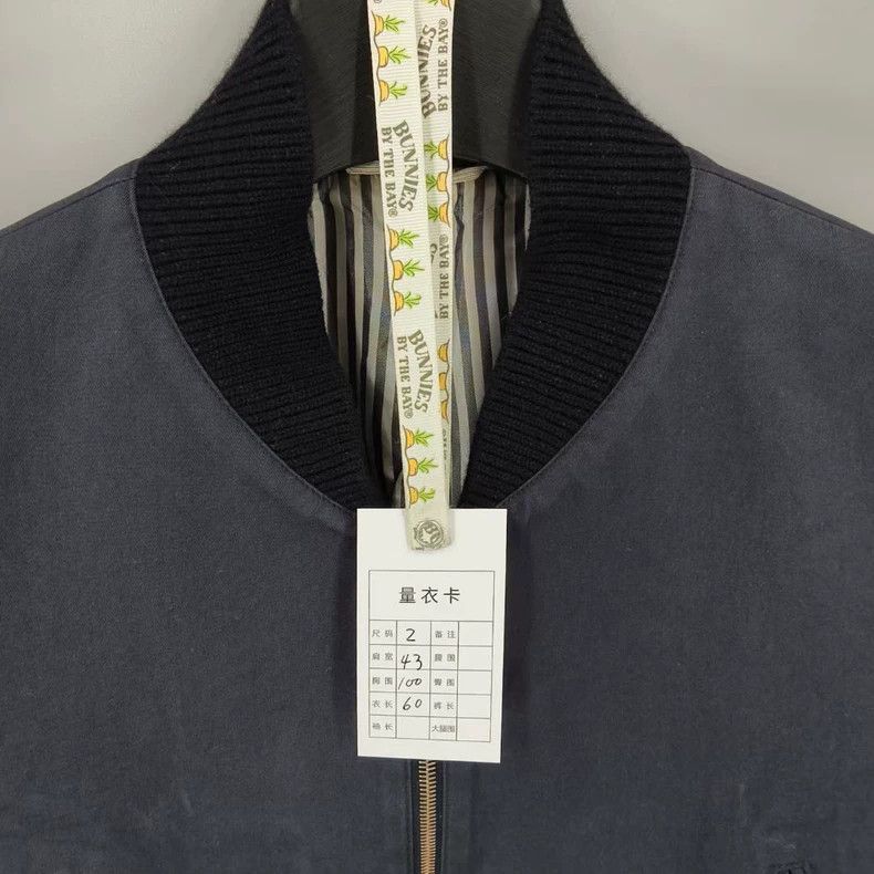 Thom Browne Thom Browne Leather-sleeved baseball uniform jacket 2503-Ne Size US M / EU 48-50 / 2 - 6 Thumbnail