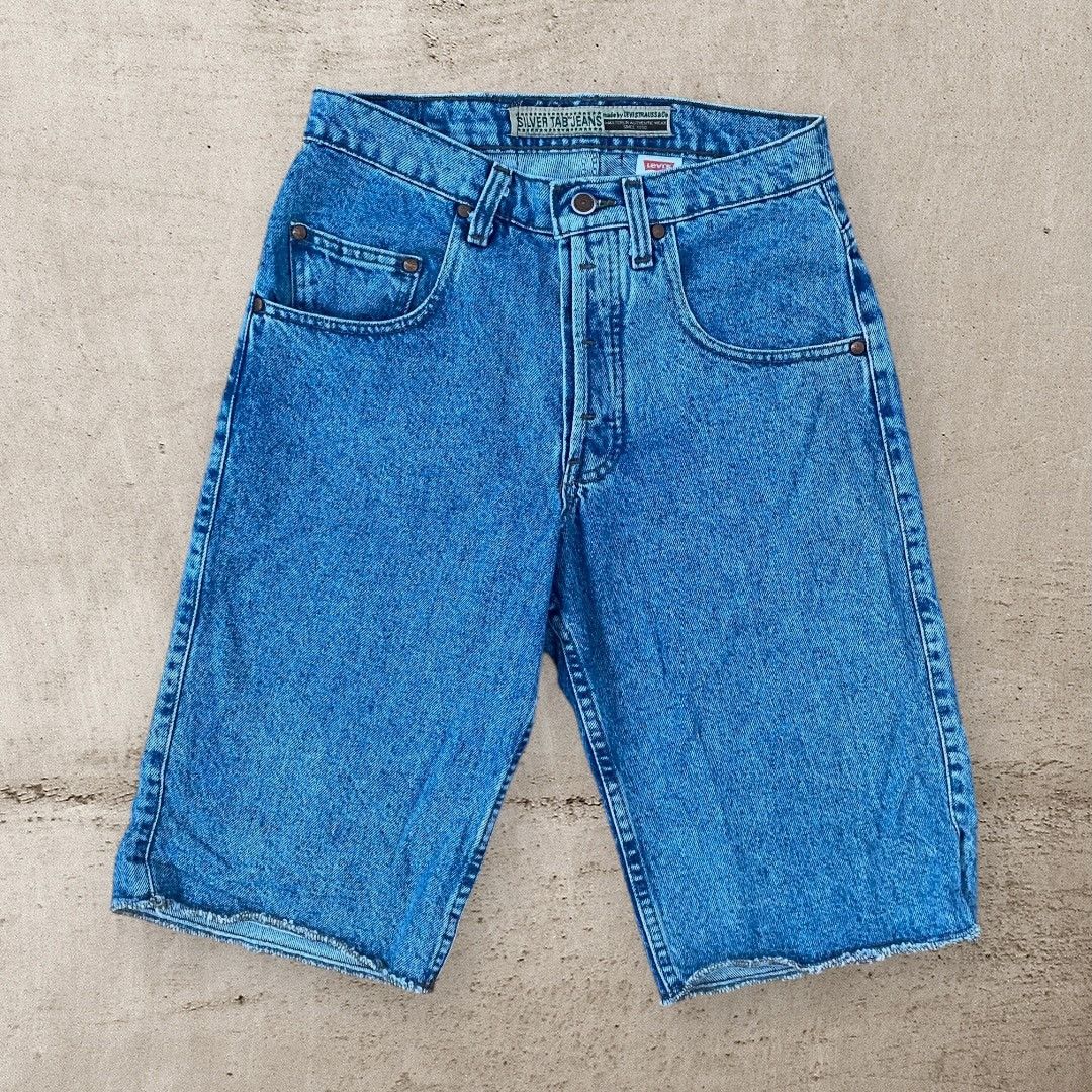 Levi's Vintage Levi's Silver Tab Jorts Button Fly Denim Jean Shorts Size US 29 - 1 Thumbnail
