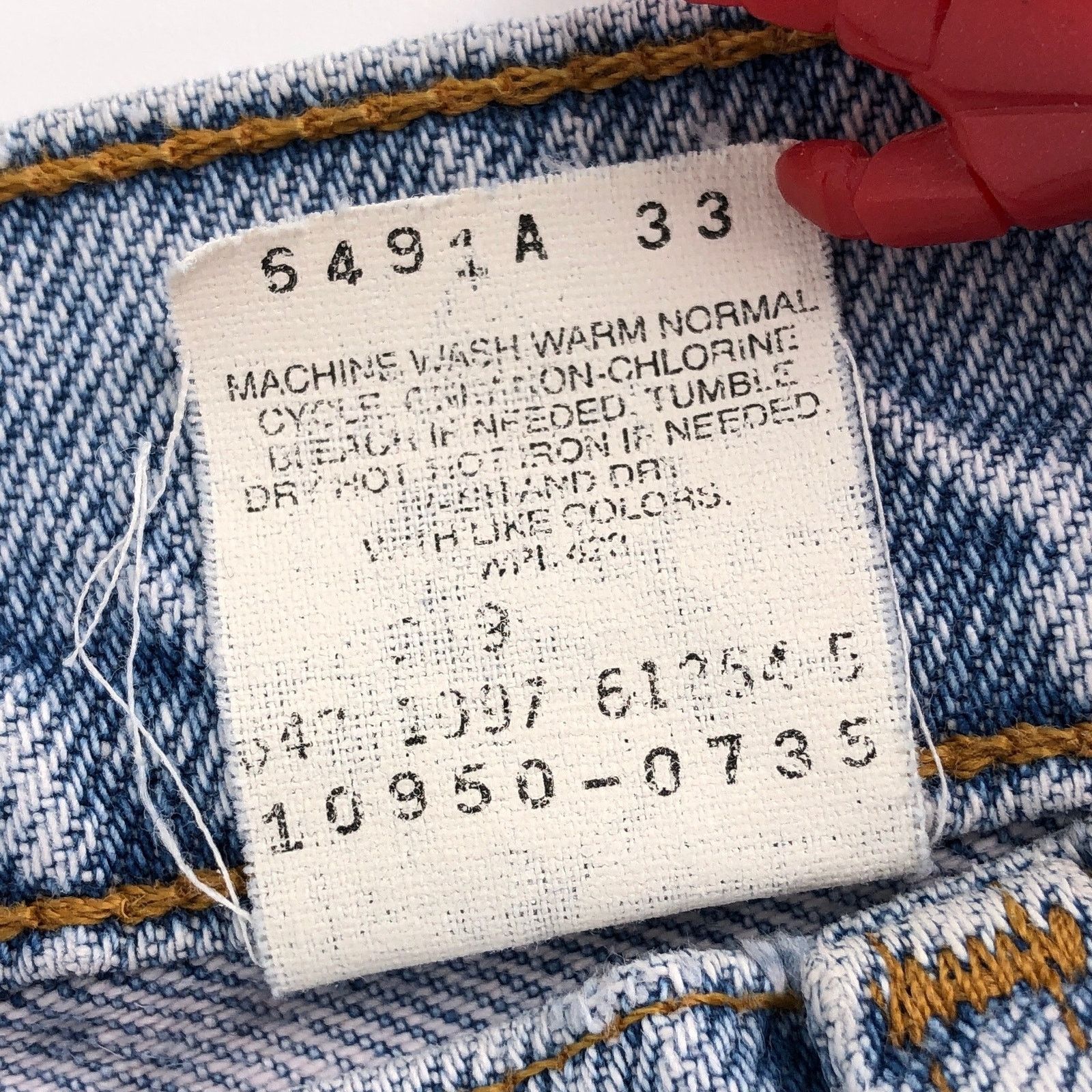 Levi's × Vintage 90s Levis 950 relaxed fit jeans 1990s vintage Size 27" / US 4 / IT 40 - 9 Thumbnail