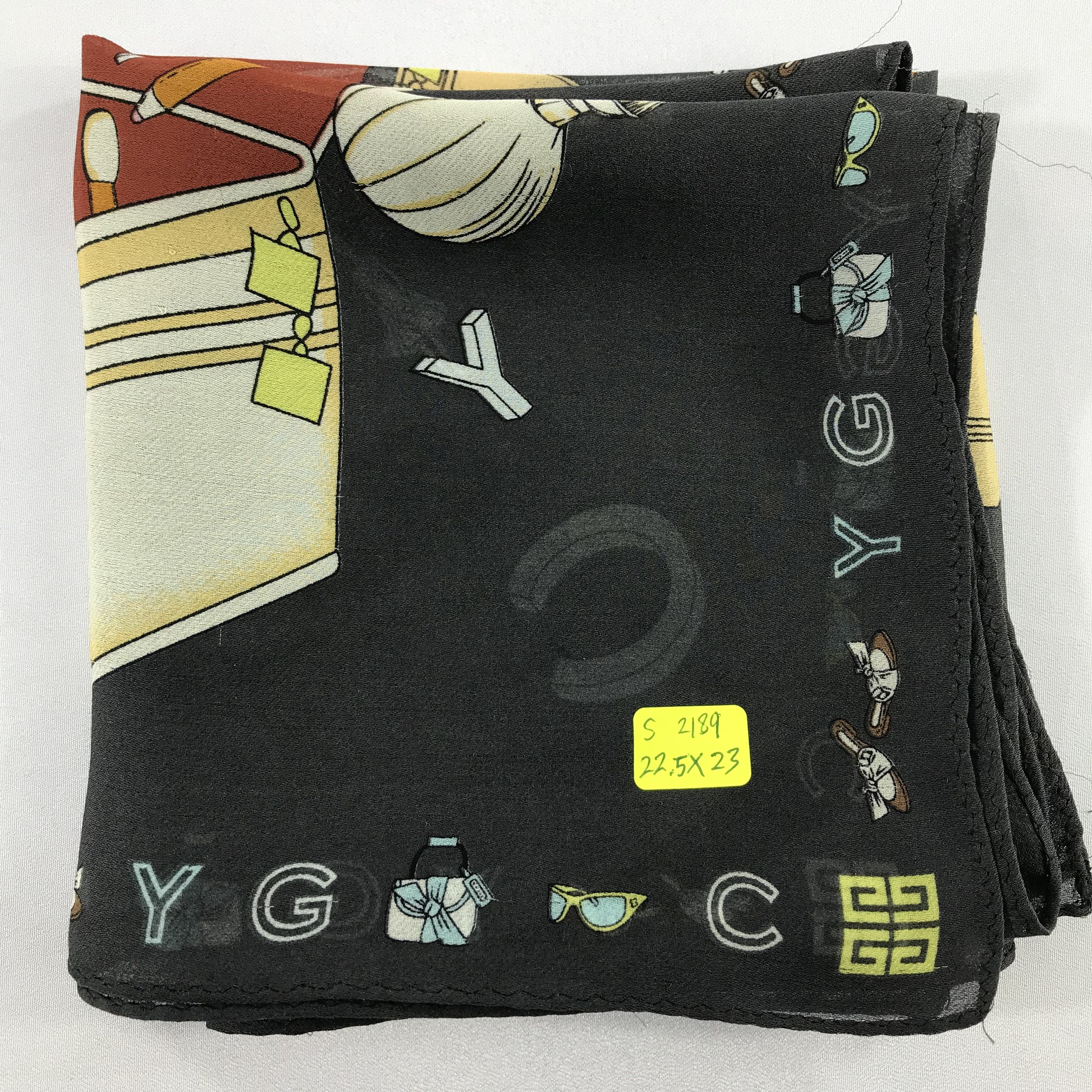 Vintage Givenchy Bandana / Handkerchief / Neckerchief - S2189 Size ONE SIZE - 5 Thumbnail