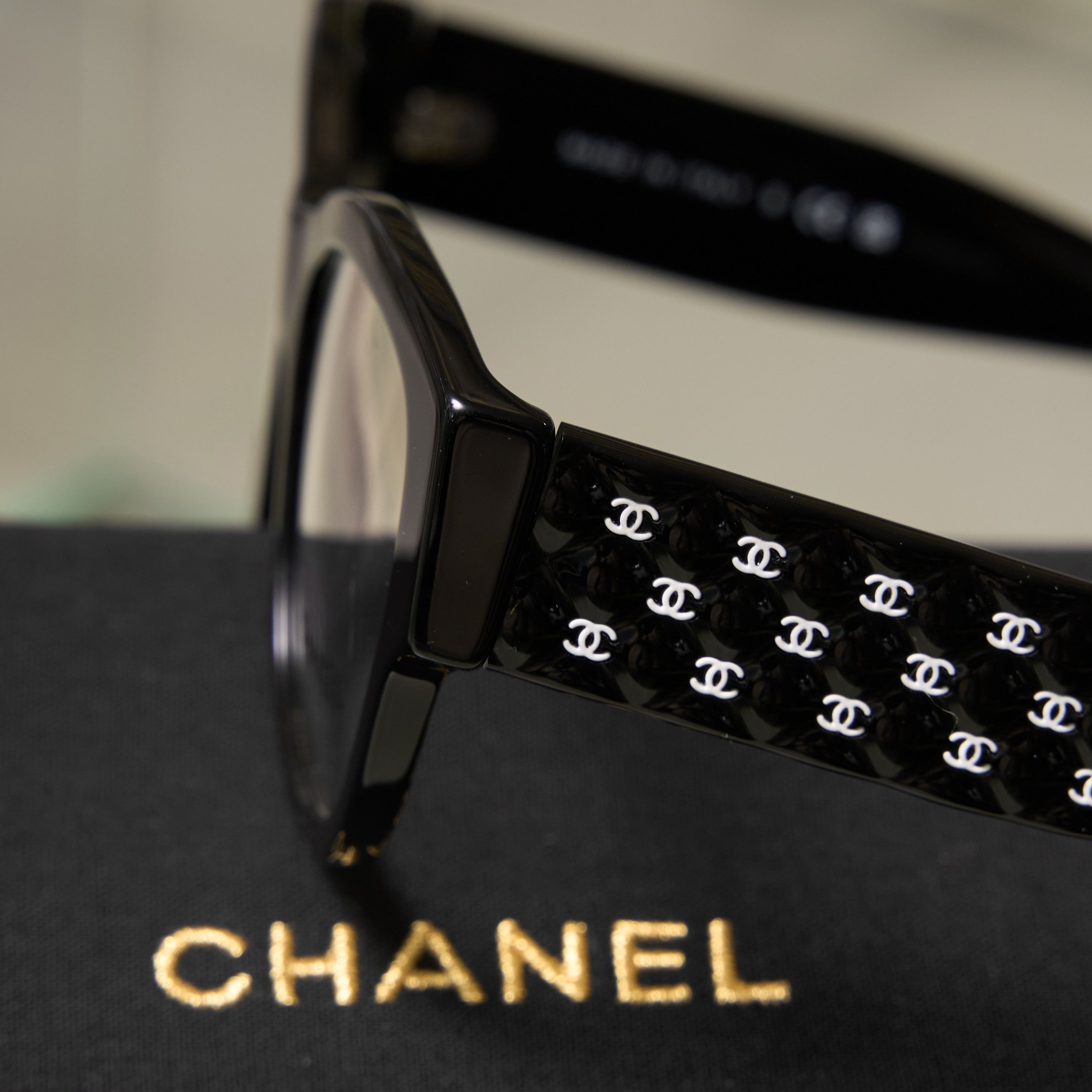 Chanel CHANEL 0CH3445 C760 Eyeglasses BLACK Size ONE SIZE - 2 Thumbnail