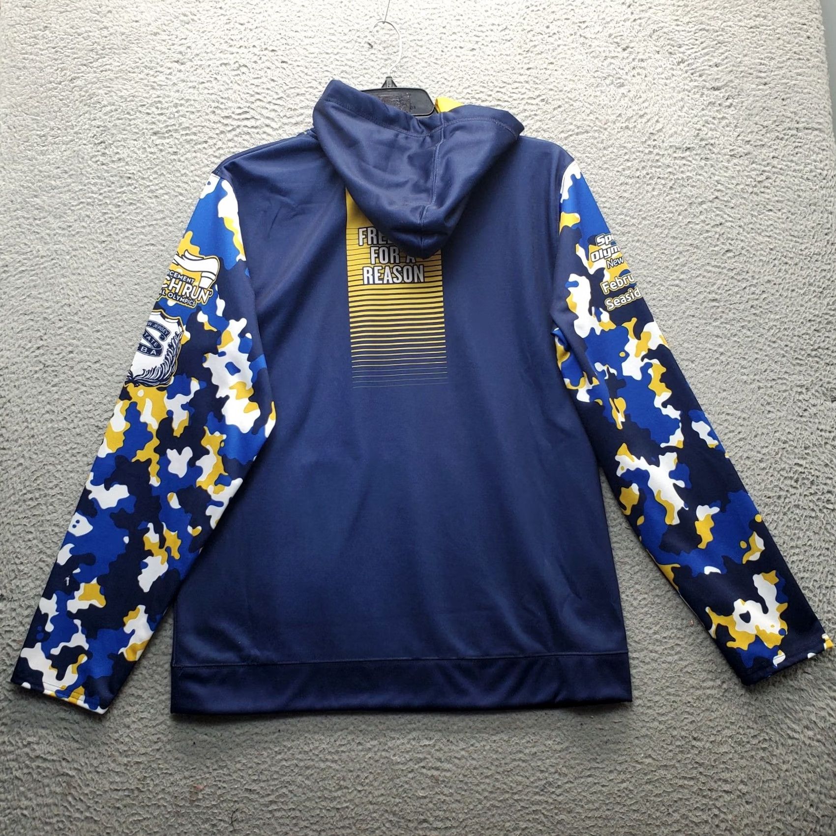 Vintage Special Olympics New Jersey Hoodie Mens L Seaside Heights Multi Camouflage Size US L / EU 52-54 / 3 - 2 Thumbnail