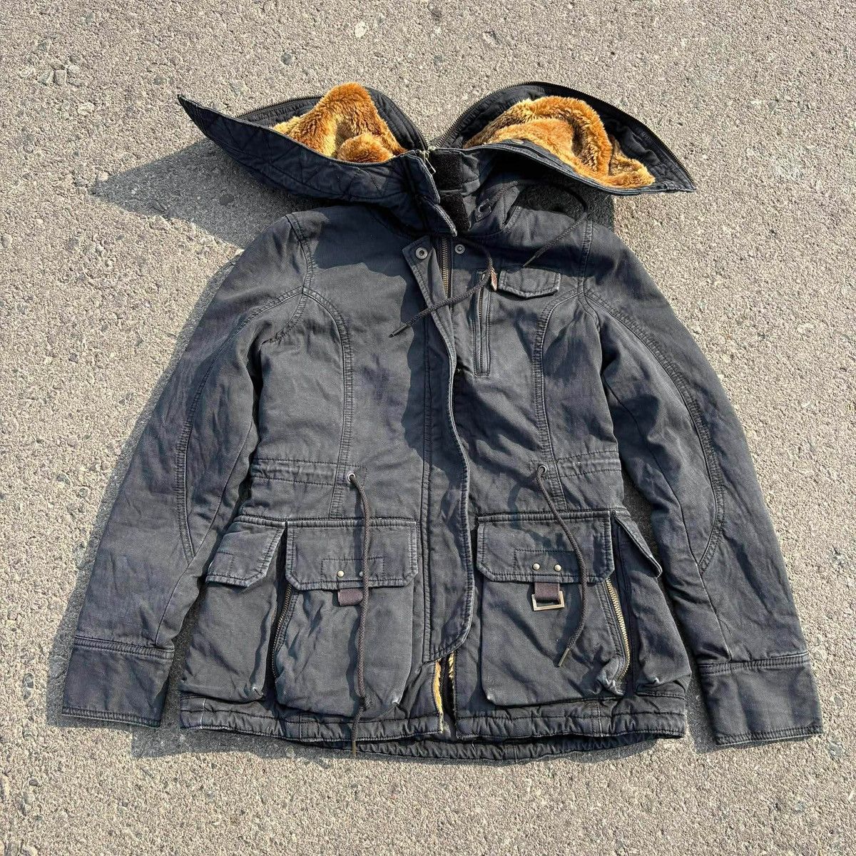 Avirex ❌SOLD❌AVIREX SURVIVAL BONDAGE FUR HOODIE JACKET Size S / US 4 / IT 40 - 13 Thumbnail