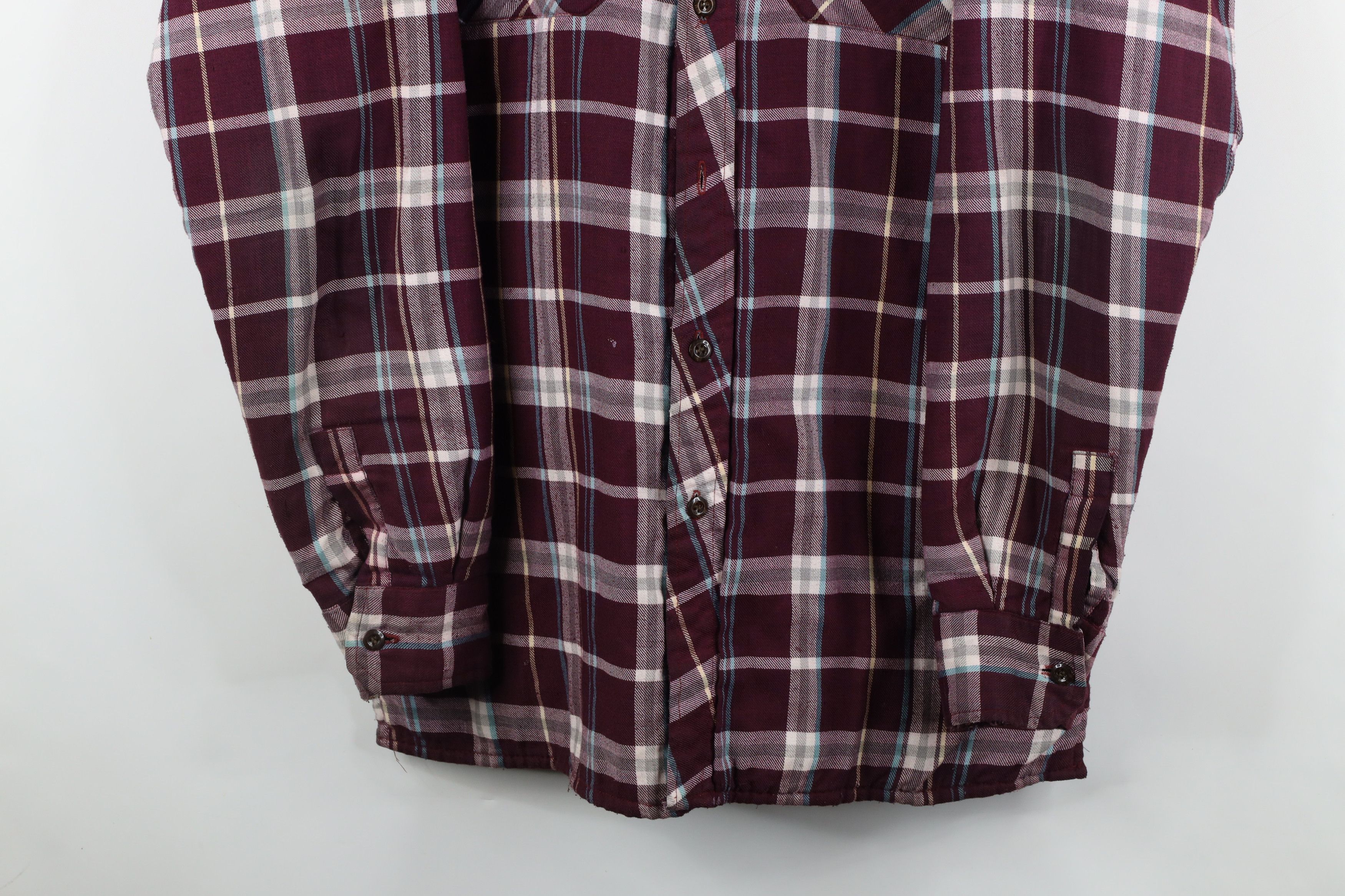 Vintage Vintage 90s Streetwear Flannel Shirt Jacket Jac Shirt Size US XXL / EU 58 / 5 - 3 Thumbnail