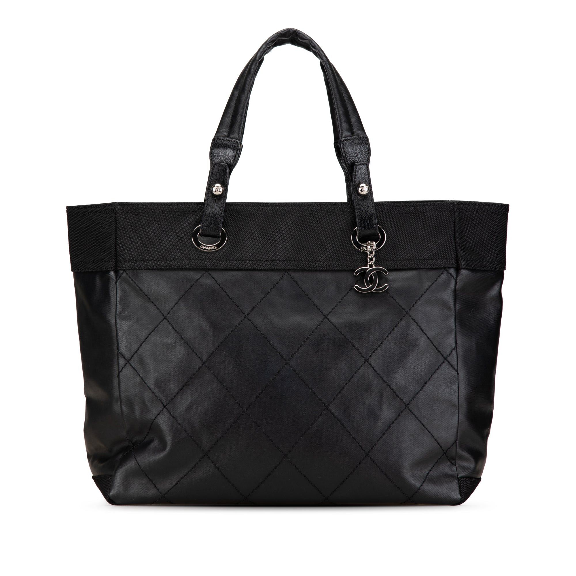 Chanel Chanel Large Paris Biarritz Tote Black Size ONE SIZE - 1 Thumbnail