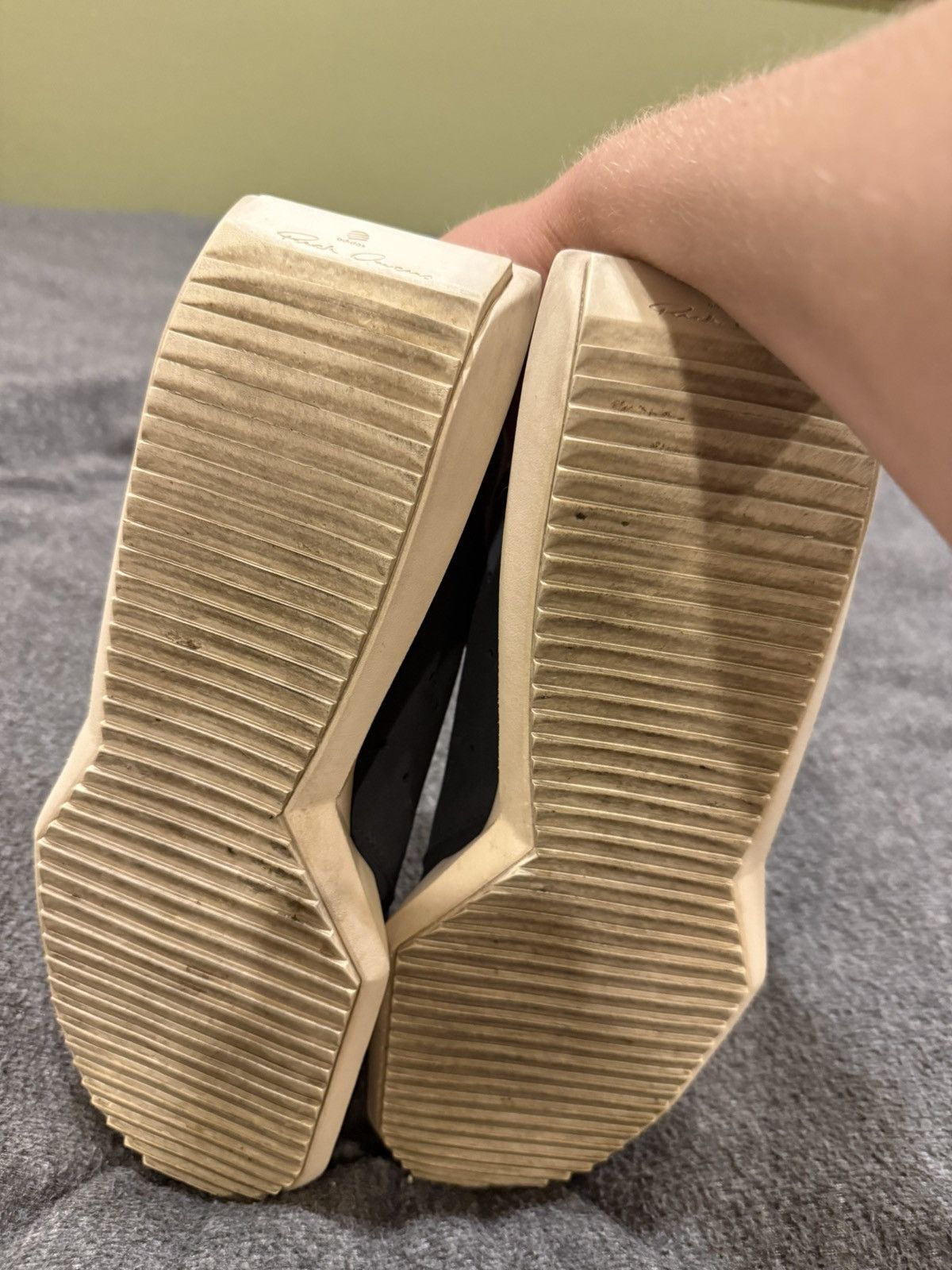 Adidas × Rick Owens Vintage Runners Size US 9.5 / EU 42-43 - 2 Thumbnail