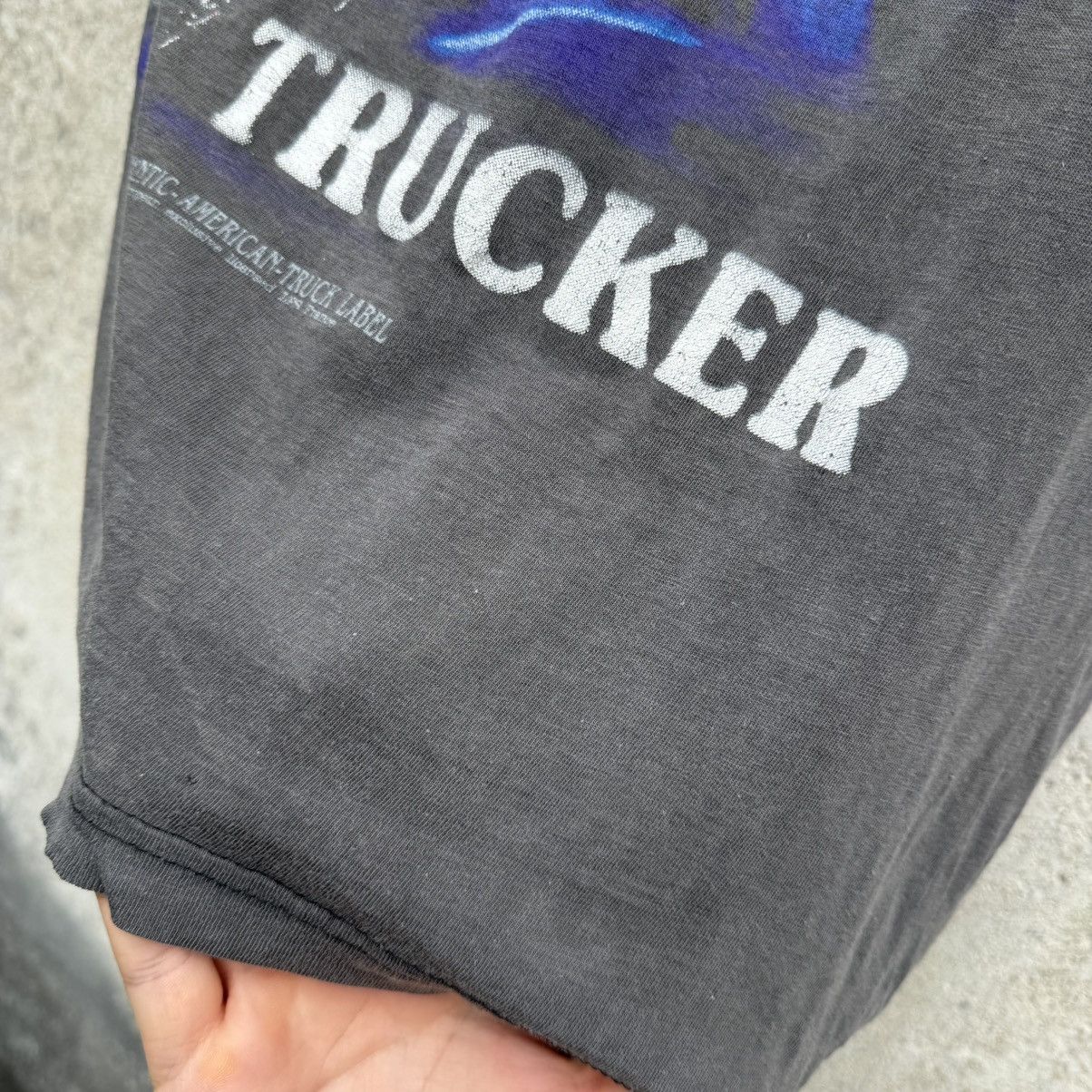 West Coast Choppers 80s/90s 3d Emblem Style Trucker Eagle Choppers Thrashed Tee Size US S / EU 44-46 / 1 - 5 Thumbnail
