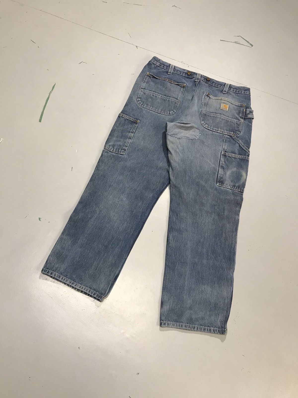 Carhartt Vintage Carhartt double knee workwear denim Size US 34 / EU 50 - 9 Thumbnail