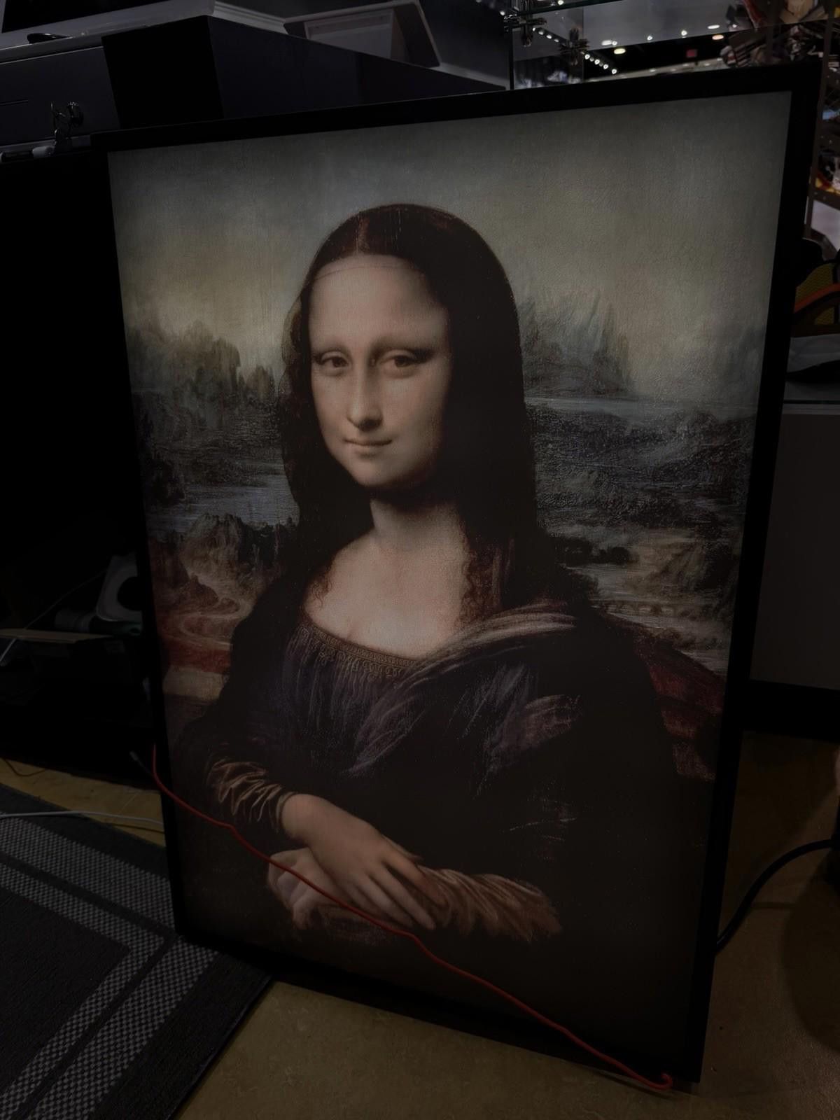 IKEA x Off-White Virgil Abloh 'Mona Lisa' Backlit Authentic
