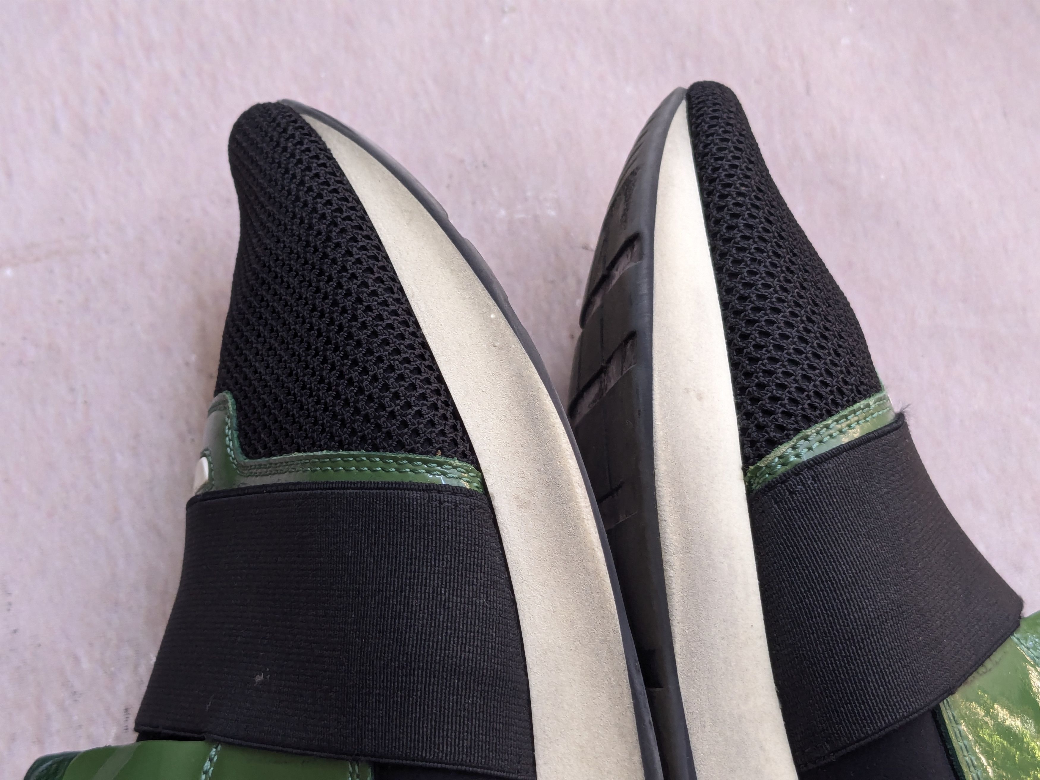 Balenciaga Balenciaga Race Runner Green Black 10 43 Leather Low Tops Size US 10 / EU 43 - 5 Thumbnail