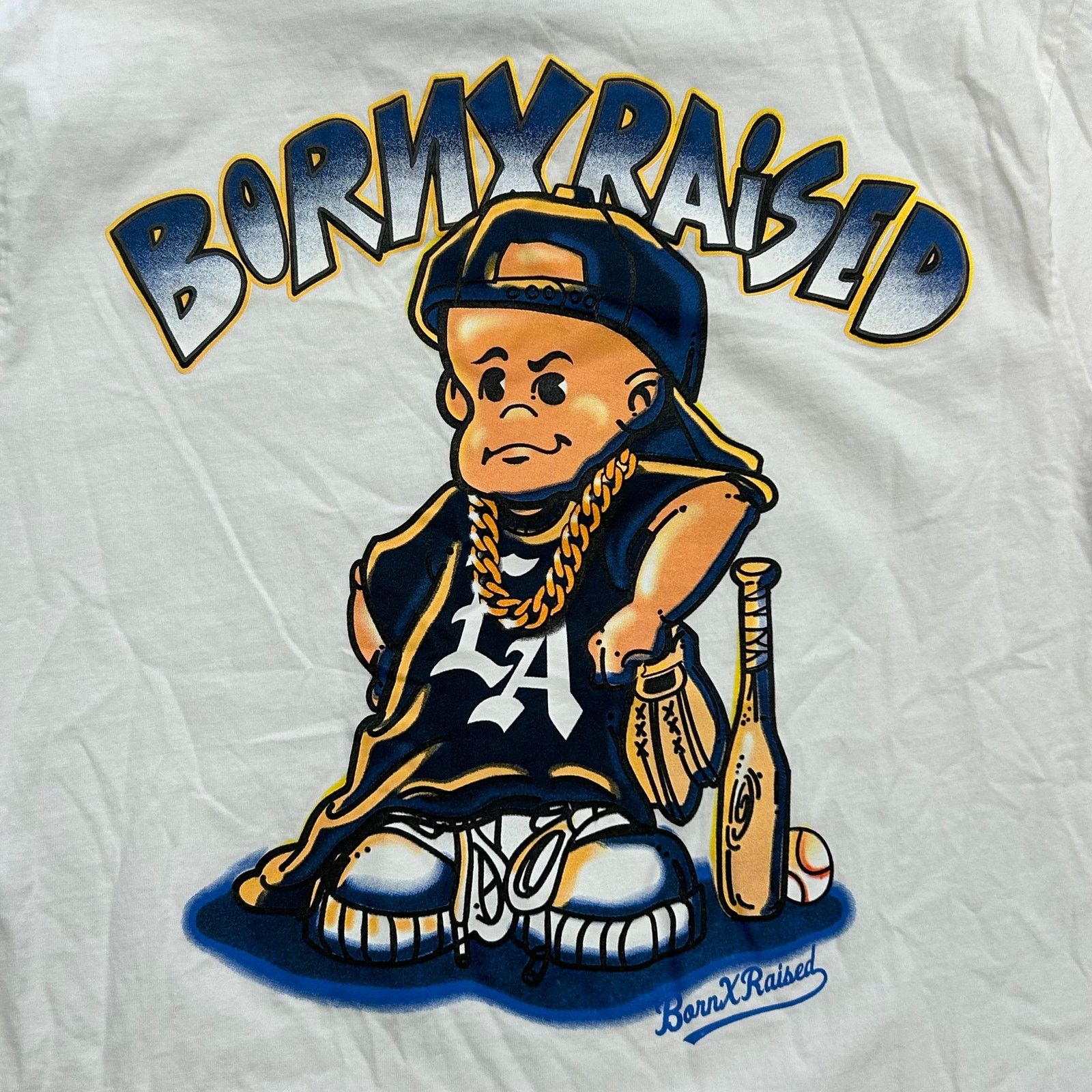 Born X Raised Bornxraised True Blue Collection White Tee T Shirt Large Size US L / EU 52-54 / 3 - 2 Thumbnail