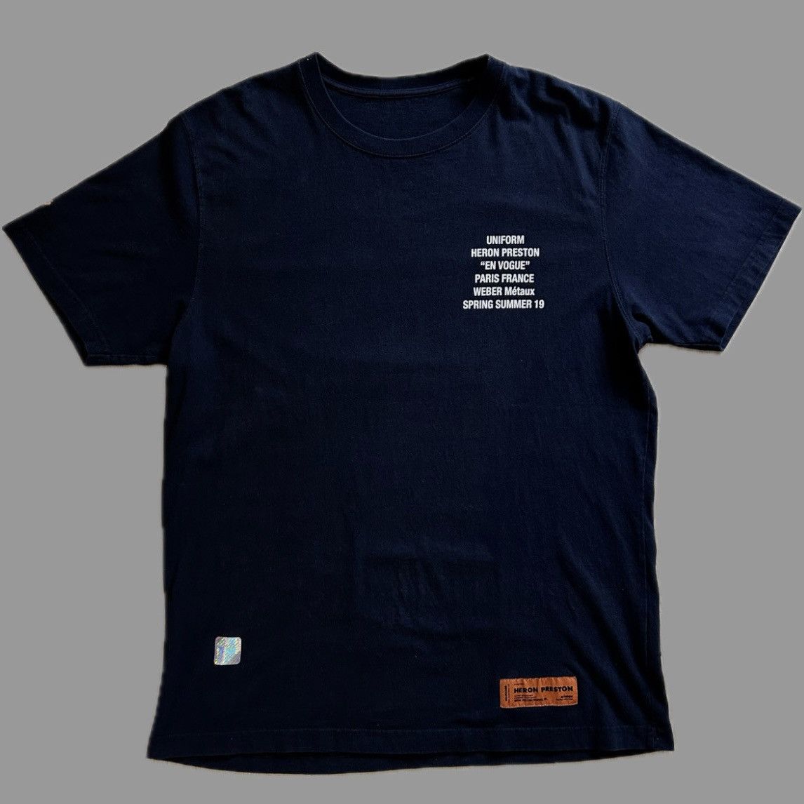 Heron Preston SS19 Heron Preston Metal Worker tee Size US XL / EU 56 / 4 - 1 Thumbnail