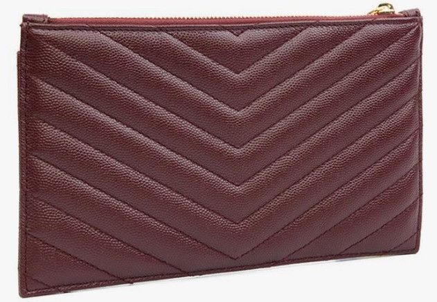 Saint Laurent Paris o1b1hav110225 Size: OS / Cassandre Matelasse Zipped Pouch Size ONE SIZE - 5 Thumbnail