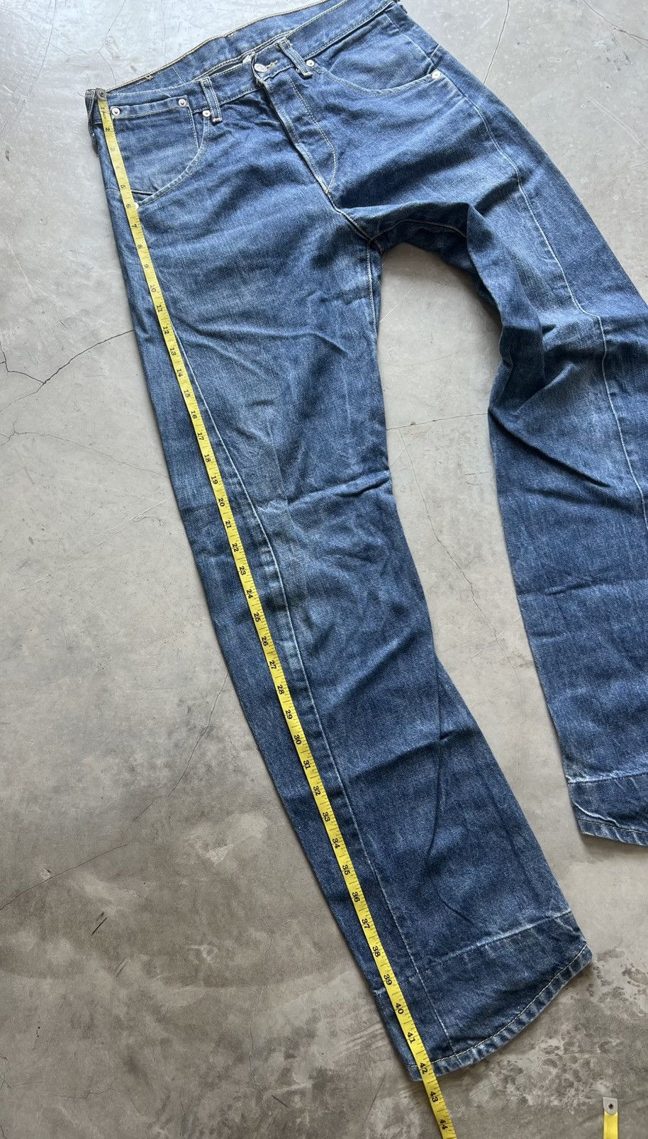 Levi's Levis Engineered Twisted Jeans Tag W32 Actual 32x32.5 Size US 32 / EU 48 - 12 Thumbnail
