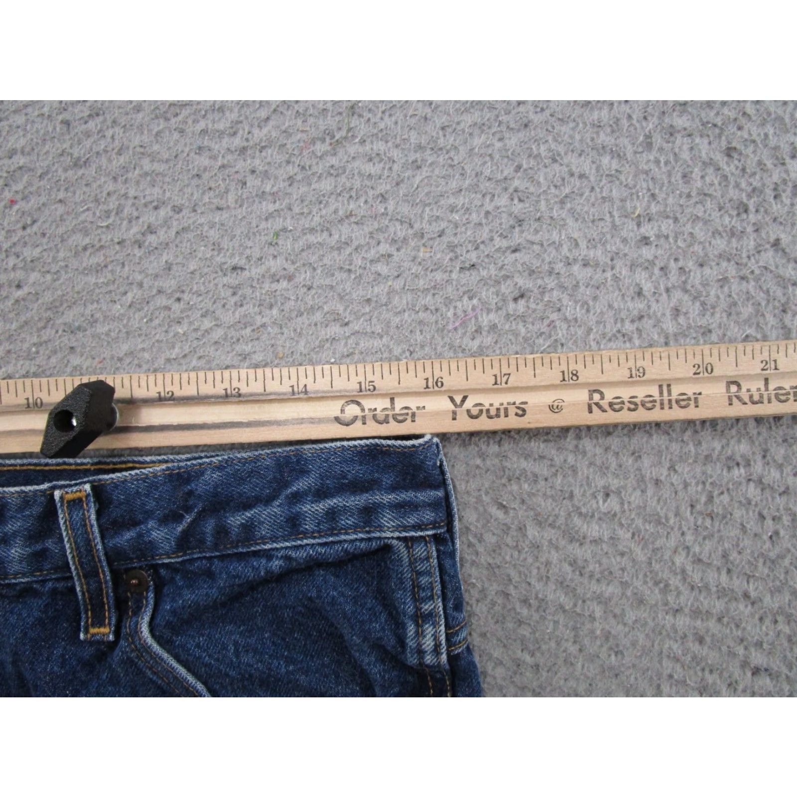 Denime Cinch Denim Jeans 31x32 Blue Regular Fit 5-Pocket Western Cowboy Workwear Mens Jeans Size US 31 - 6 Thumbnail