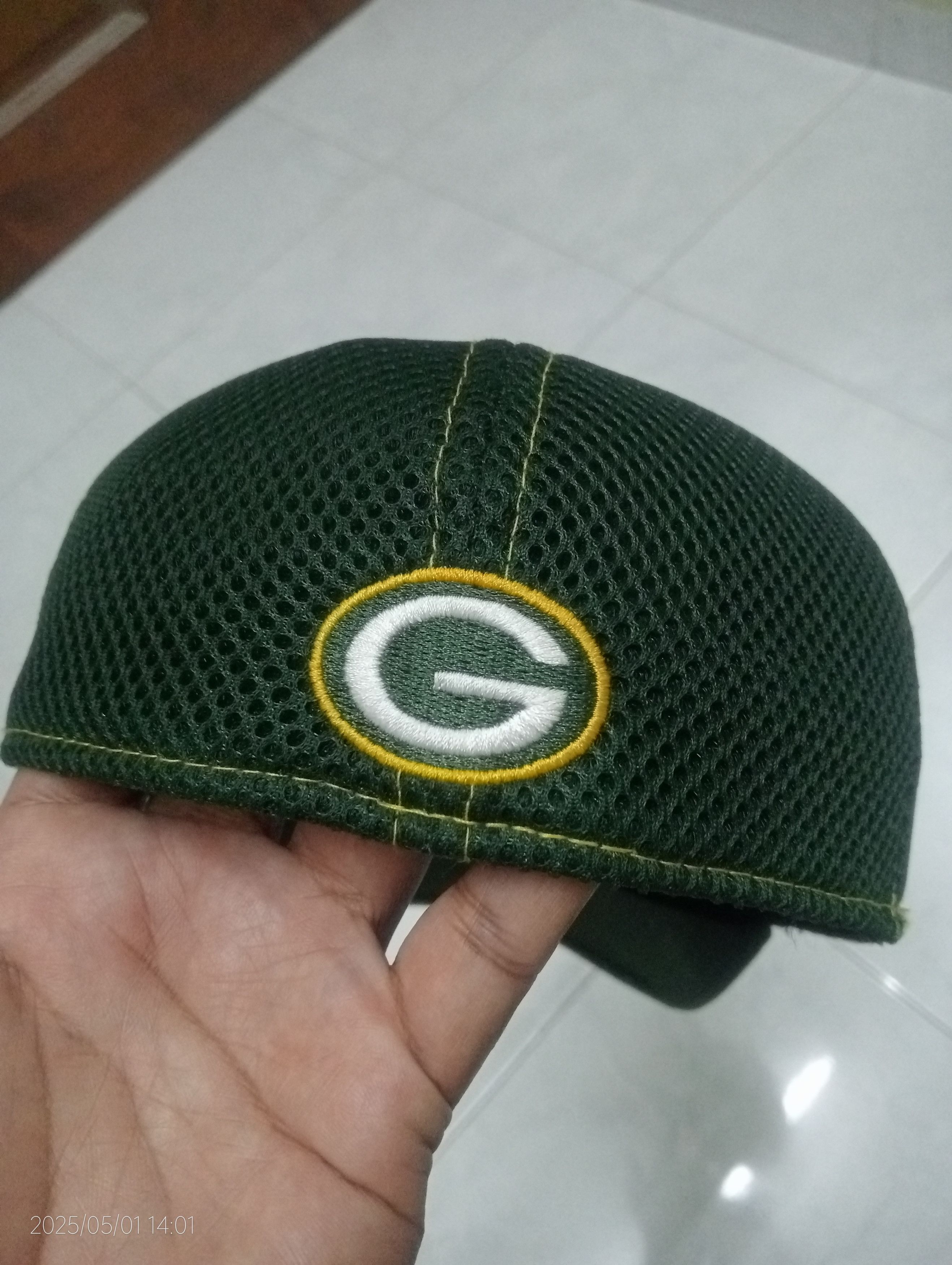 NFL × New Era NEW ERA 39THIRTY NFL Green Bay Packers Small Medium Hat Size ONE SIZE - 7 Thumbnail