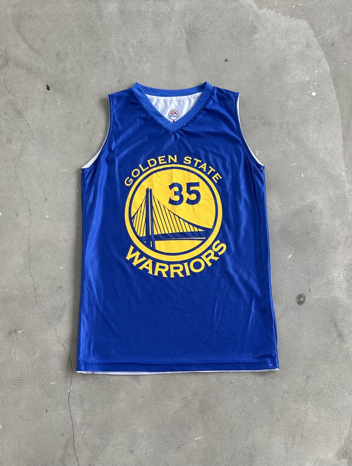 NBA × Vintage YBA GOLDEN STATE WARRIORS EA SPORT REVERSIBLE BASKETBALL Size US S / EU 44-46 / 1 - 1 Thumbnail