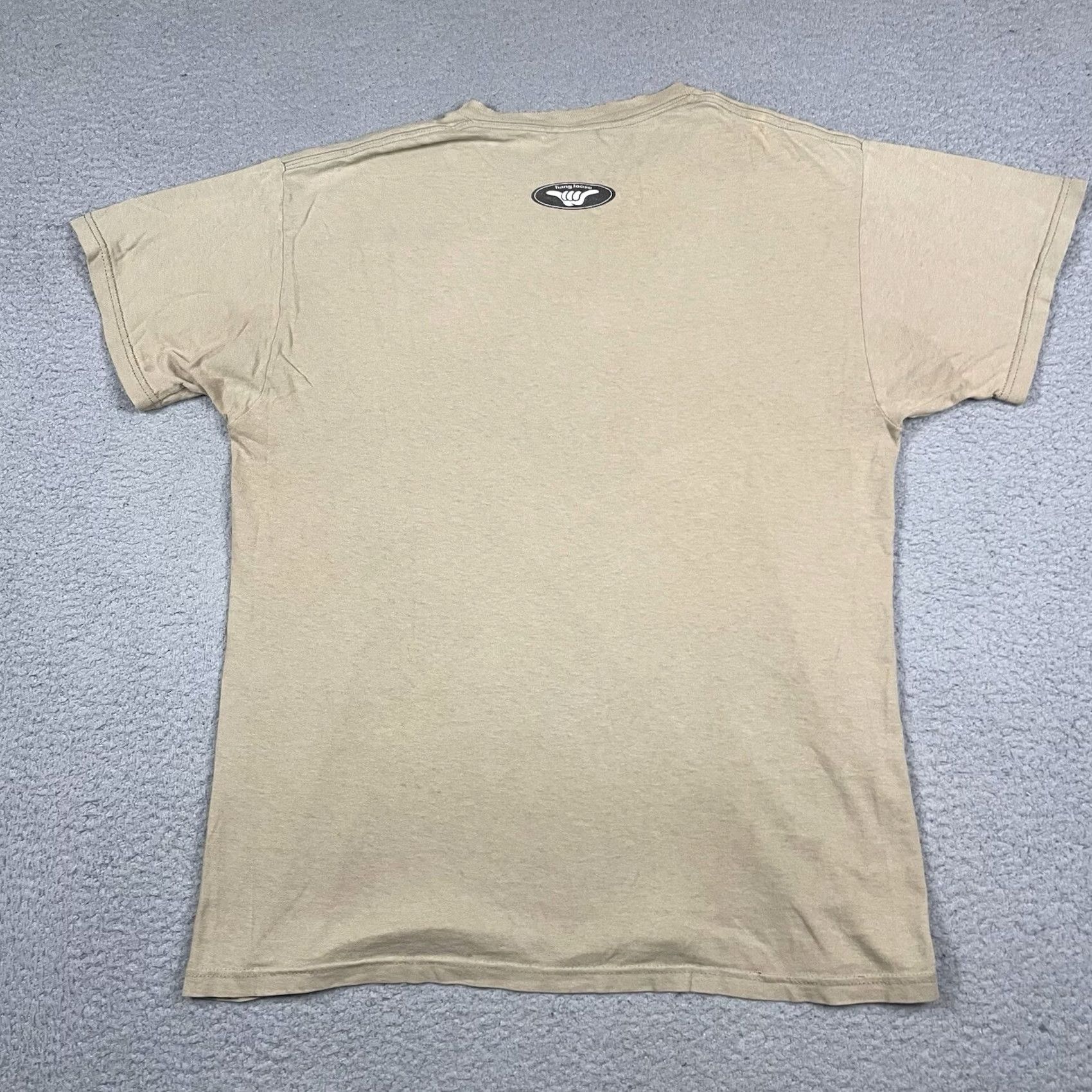 Delta VINTAGE Hang Loose T Shirt Adult Large Hawaii USA Skater Surfer Distressed 90s L Mens Size US L / EU 52-54 / 3 - 4 Thumbnail