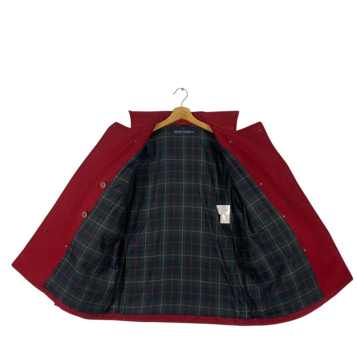 Ralph Lauren Vintage Ralph Lauren Double Coat Half Coat 3F Size Red Size M / US 6-8 / IT 42-44 - 8 Thumbnail