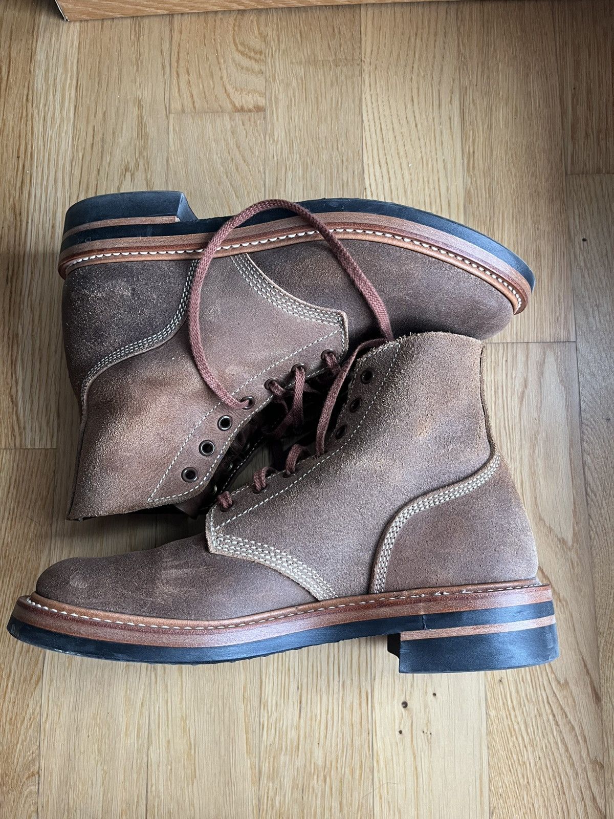 John Lofgren M-43 SERVICE SHOES NATURAL ROUGHOUT Size US 6.5 / EU 39-40 - 7 Thumbnail