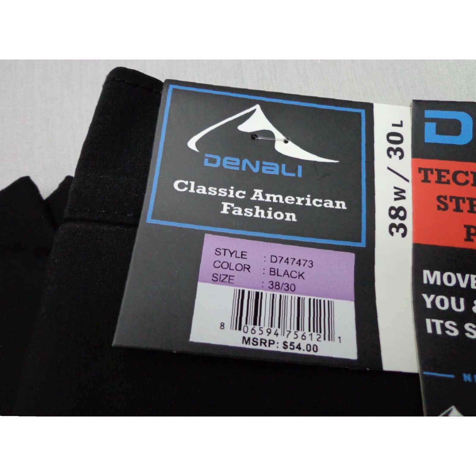 Vintage DENALI Technical Stretch Pants Men 38 Regular Black Side Zippered Media Pocket 30 Inseam NWT Size US 38 / EU 54 - 5 Thumbnail