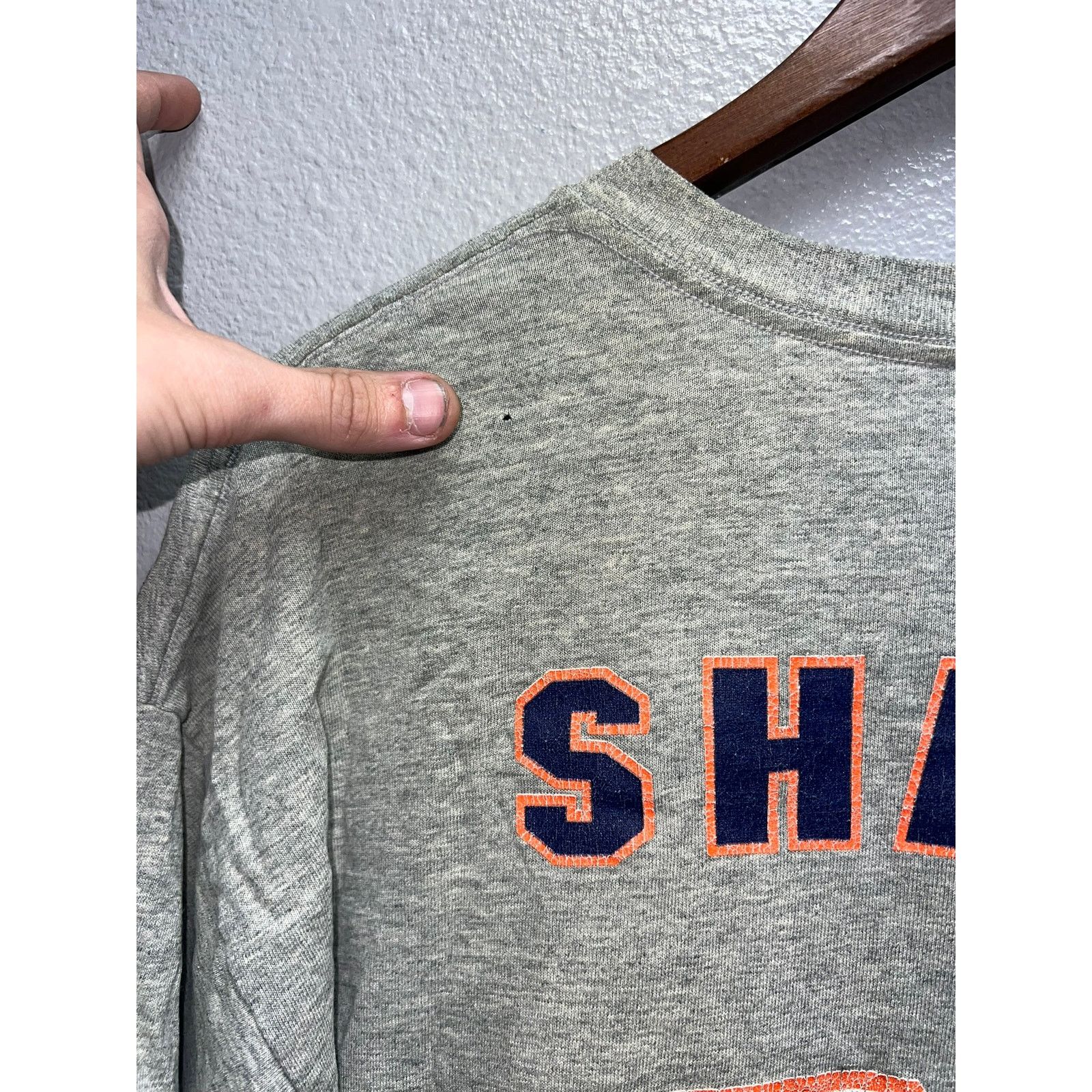 NFL Vintage Shannon Sharpe Denver Broncos Shirt #84 Tee Worn 90s Size US L / EU 52-54 / 3 - 8 Thumbnail
