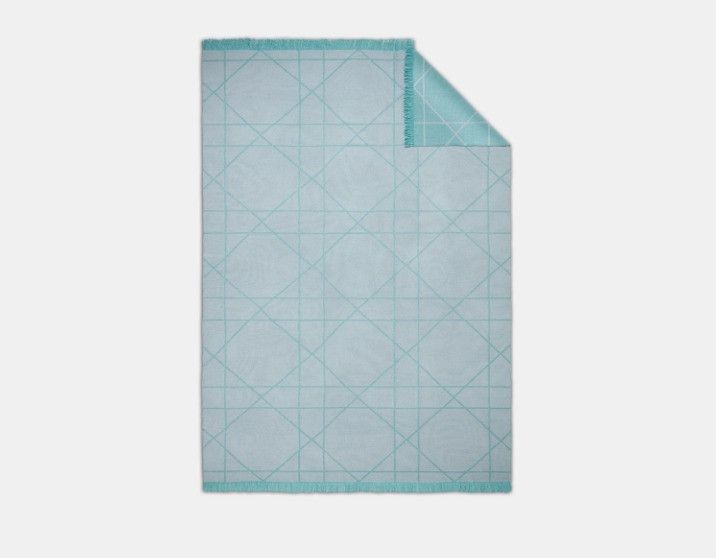 Dior o1w1db10425 HYP01PC Size: OS / Blanket in Turquoise Size ONE SIZE - 3 Thumbnail